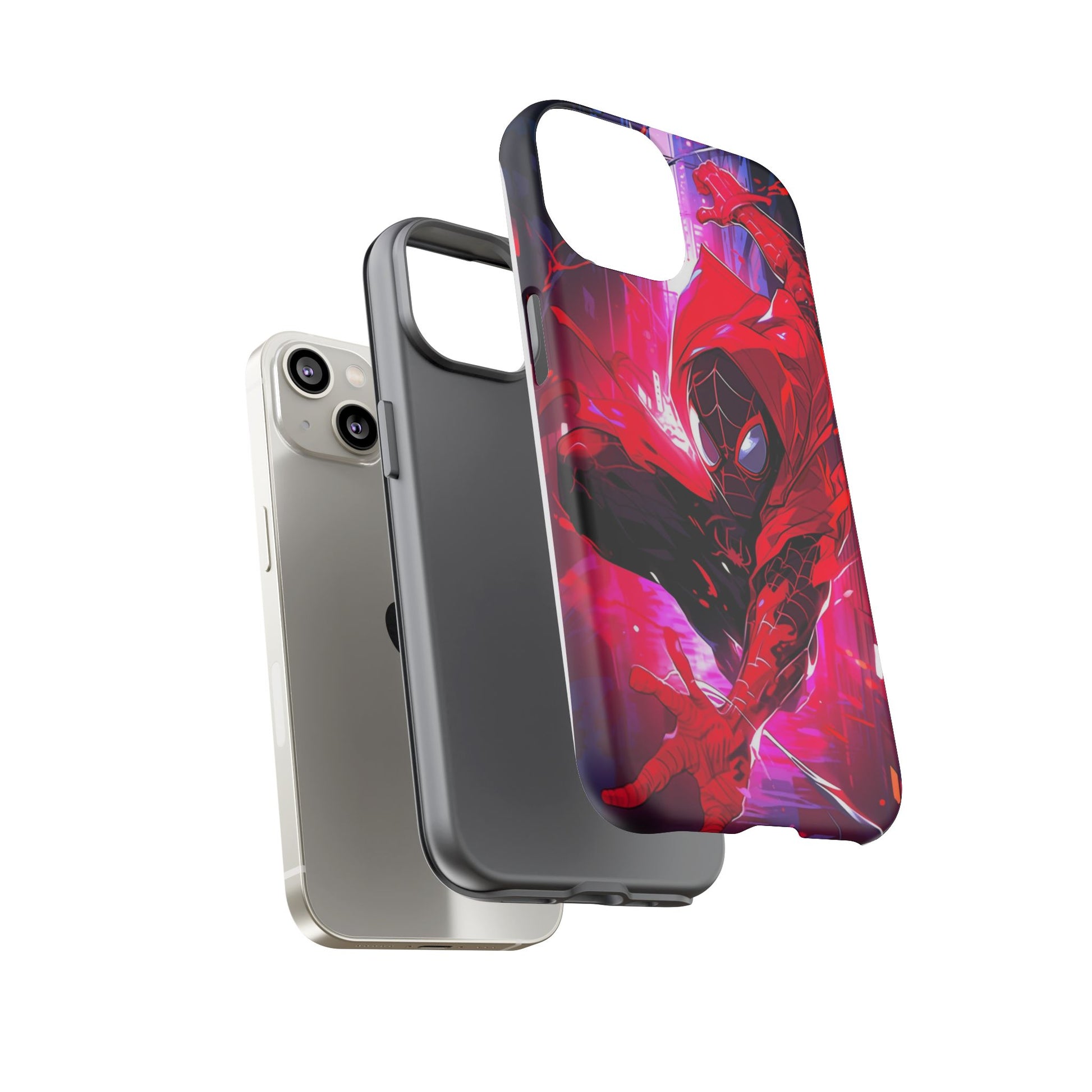 Miles Morales Spiderman Phone Case, Tough Cases for iPhones, Samsung, and Pixel