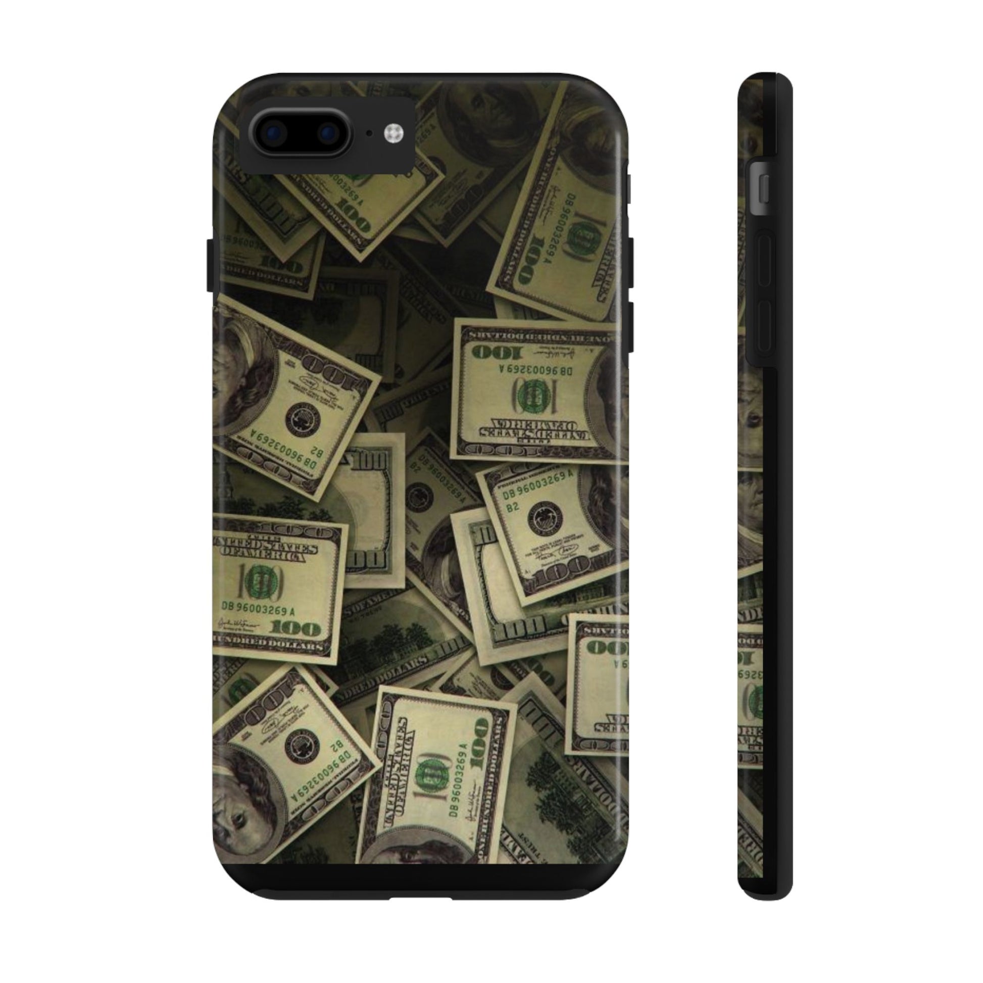 Money Pattern Print Theme Phone Case for iPhone & Samsung Galaxy Phones