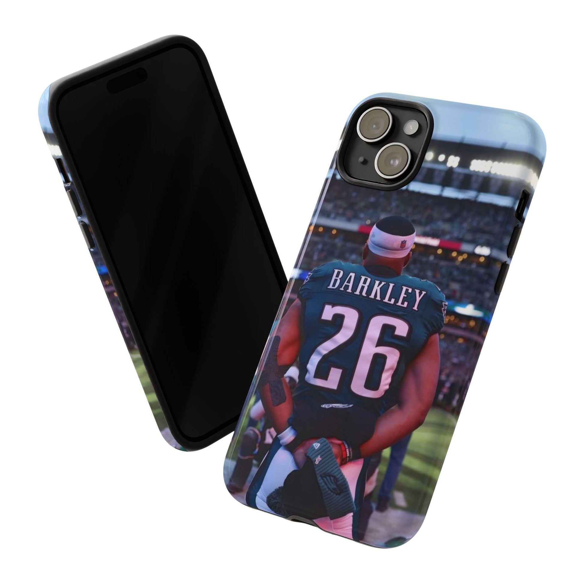 Eagles Football Saquon Barkley Tough Cases for iPhones, Samsung, and Pixel
