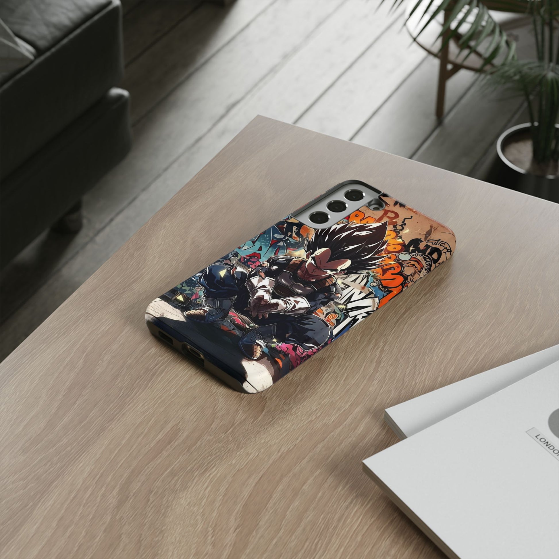 Anime Vegeta Dragon ball Z Tough Cases for iPhones, Samsung, and Pixel
