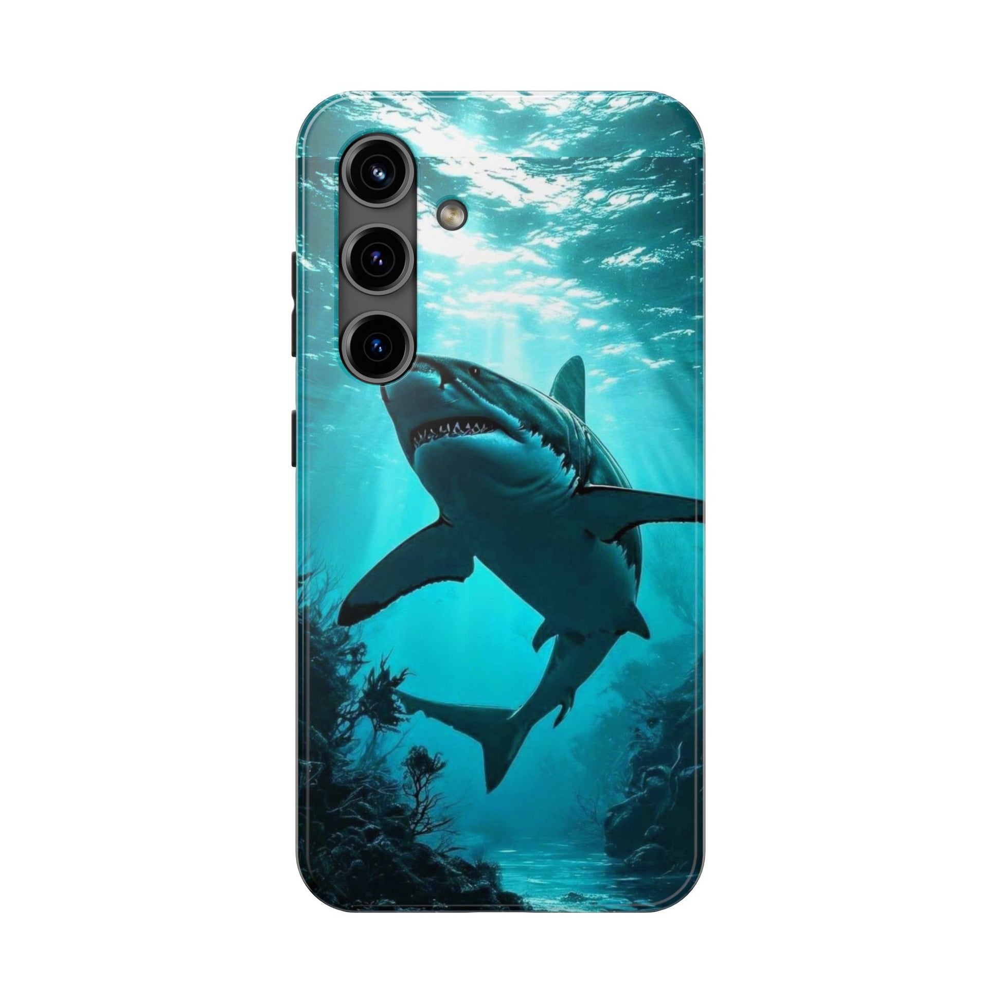 Killer Shark Theme Phone Cases for iPhones & Samsung Phones