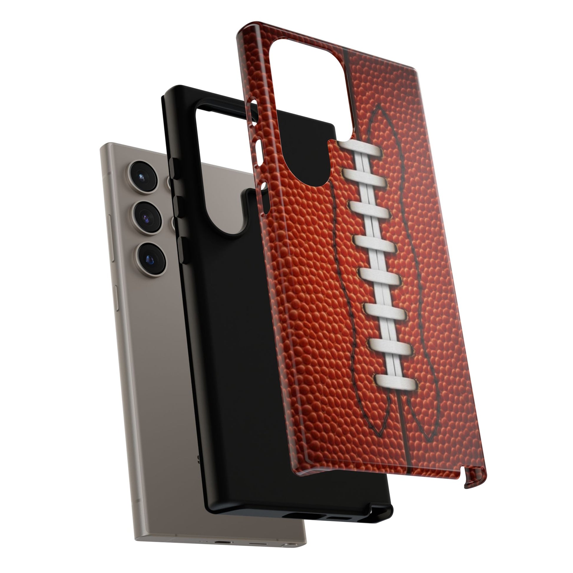Football Pigskin Print Tough Cases for iPhones, Samsung, and Pixel