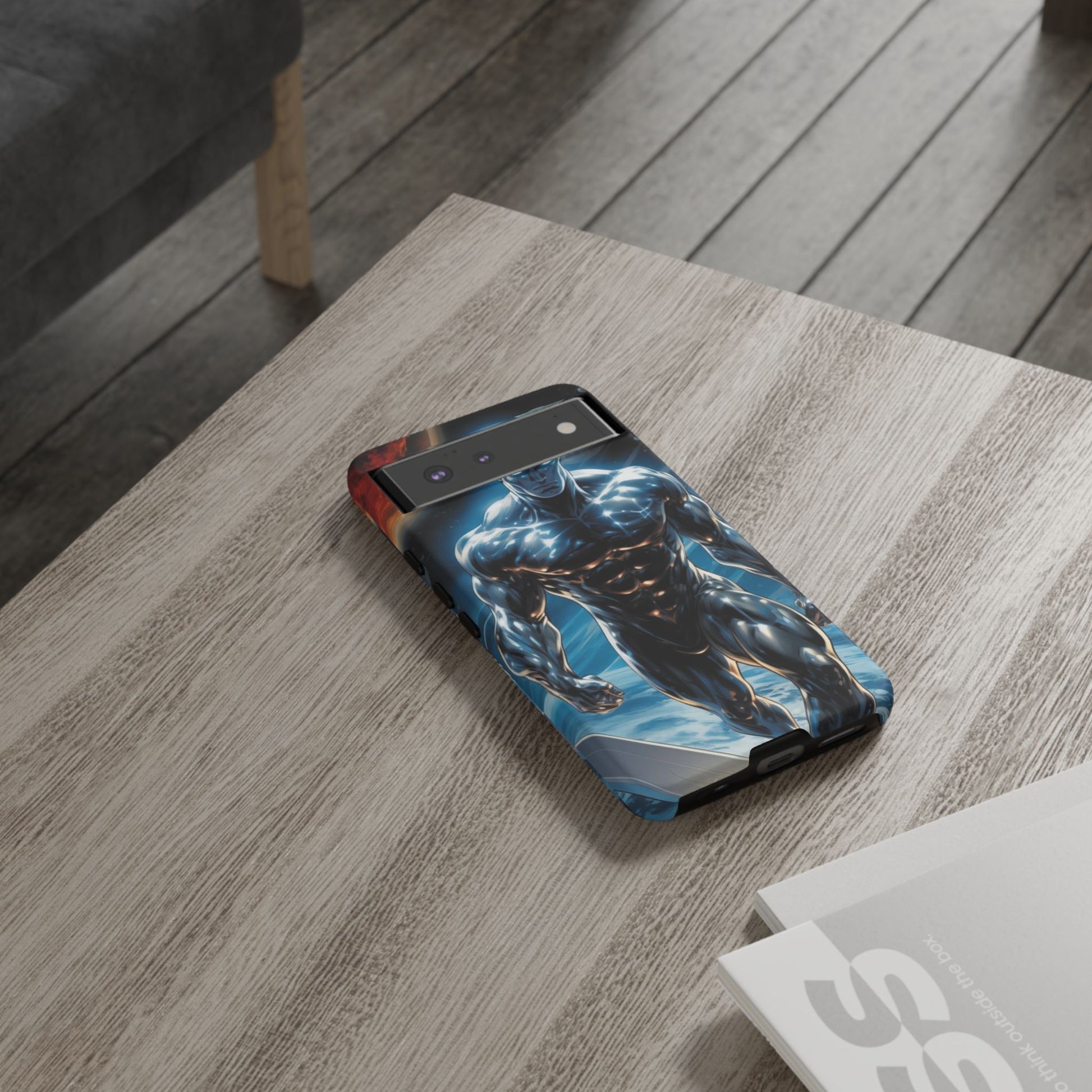 The Silver Surfer Comic Art Phone Case, Tough Cases for iPhones, Samsung, and Pixel