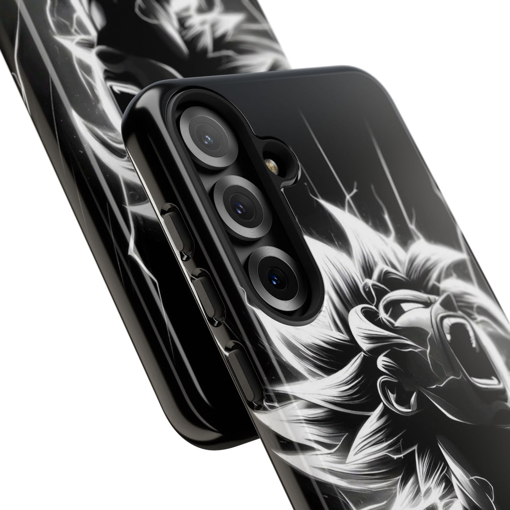 Anime Saiyan Rage Dragon ball Z Tough Cases for iPhones, Samsung, and Pixel