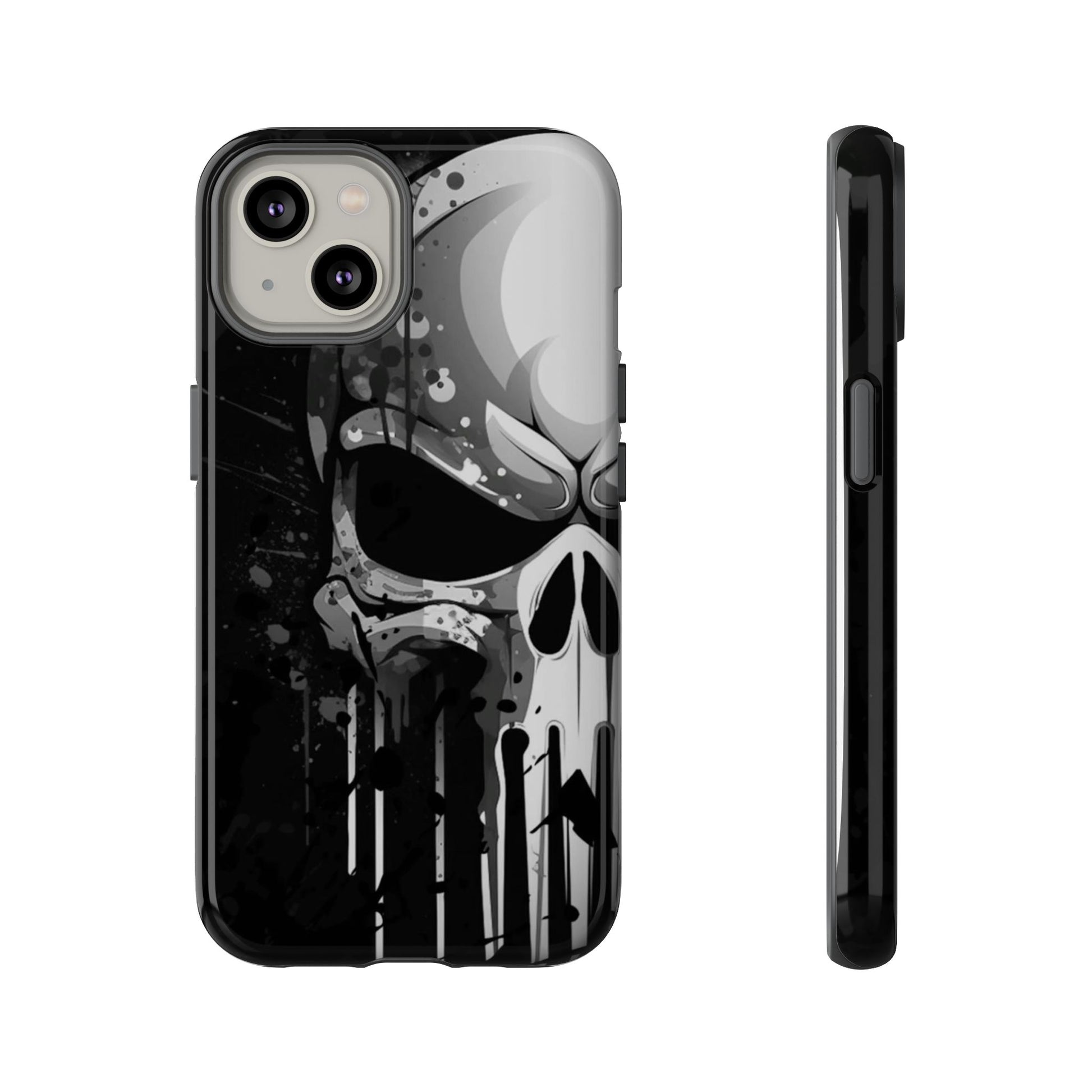 Punisher Skull Tough Cases for iPhones, Samsung, and Pixel
