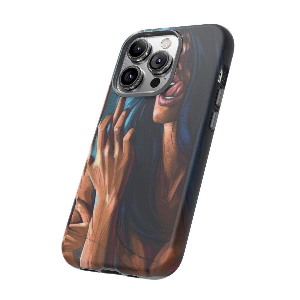 Tough Girl Theme Urban Design Cases for iPhones, Samsung, and Pixel
