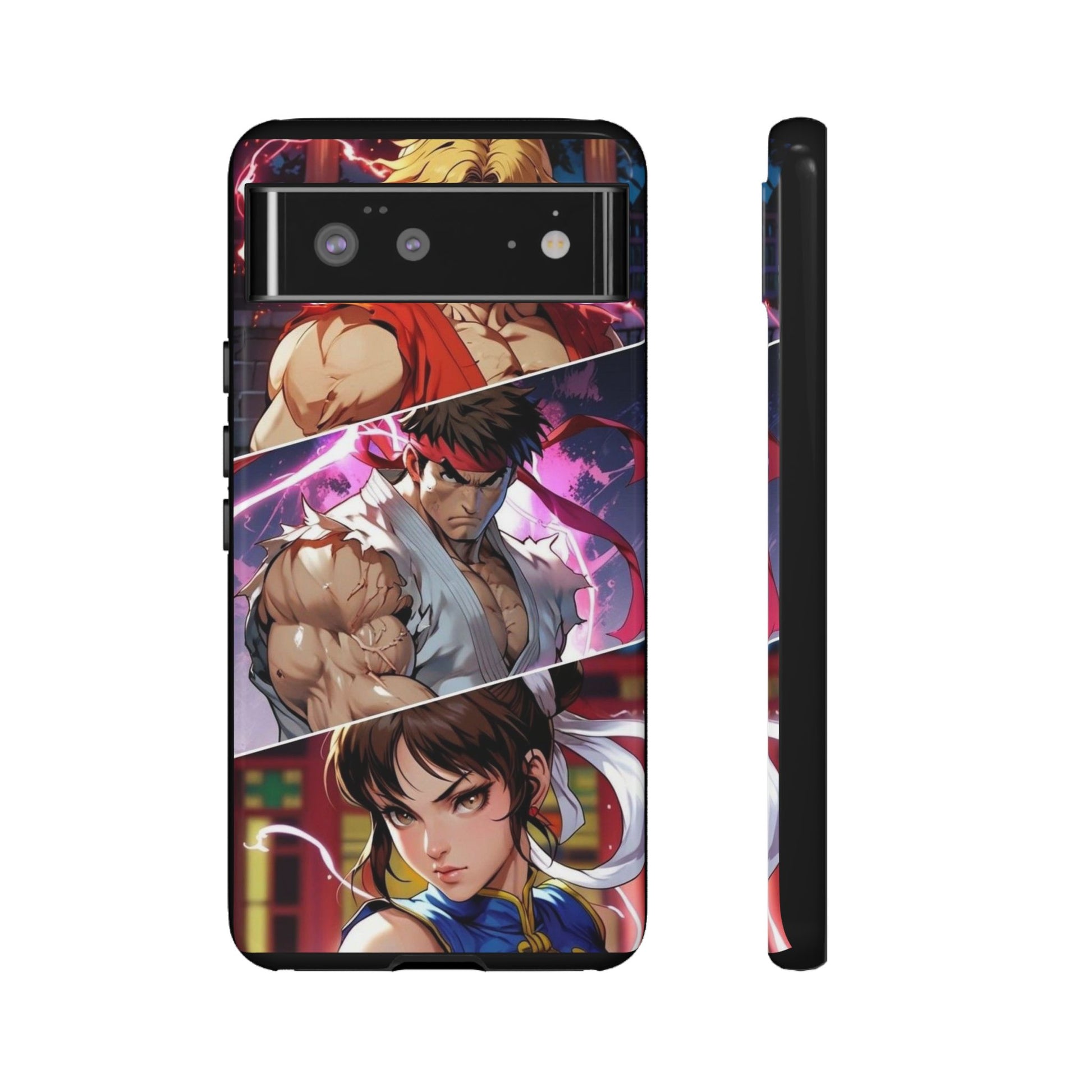Street Fighter Gamer Theme Tough Cases for iPhones, Samsung, and Pixel