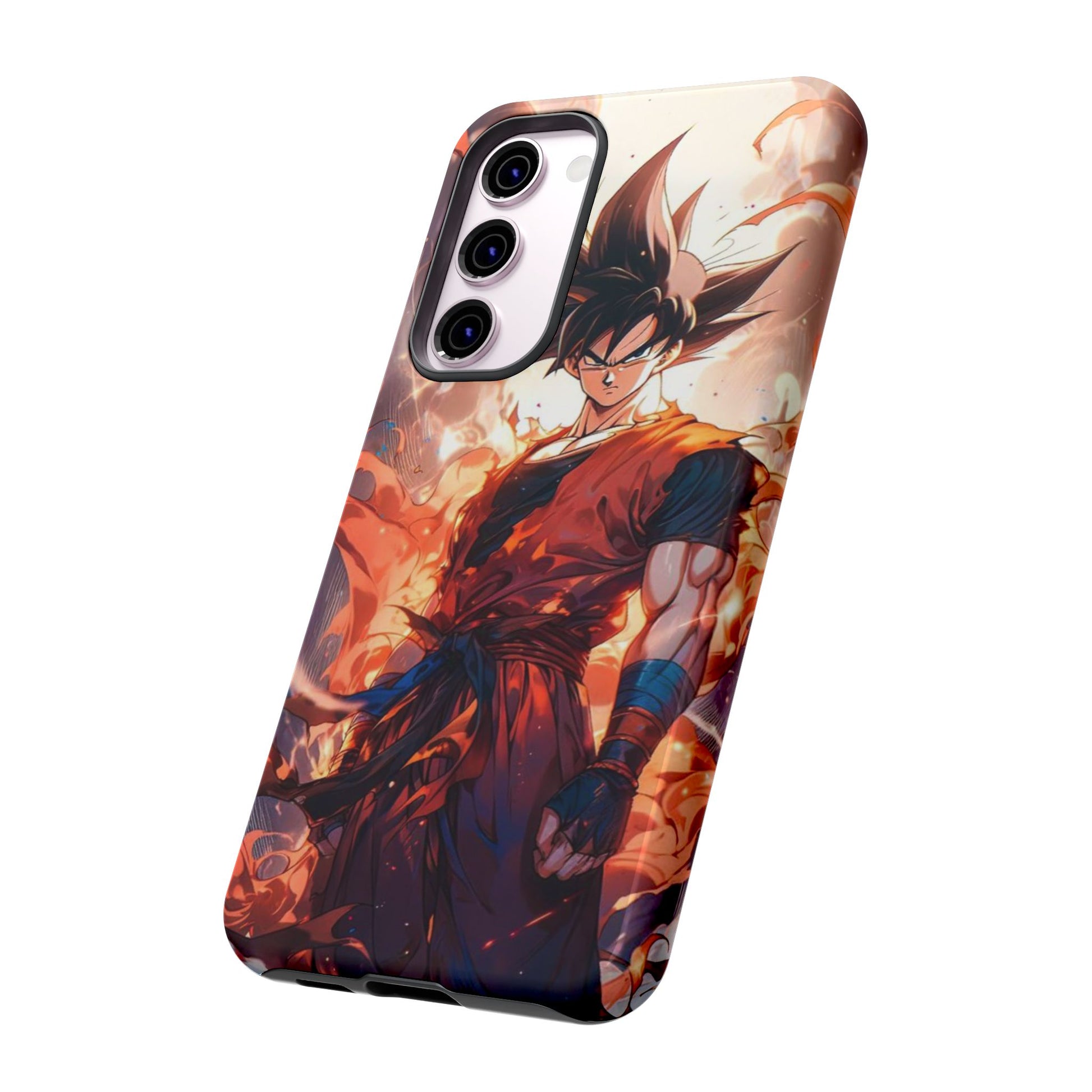 Anime Manga Dragon Ball Z Goku Tough Cases for iPhones, Samsung, and Pixel