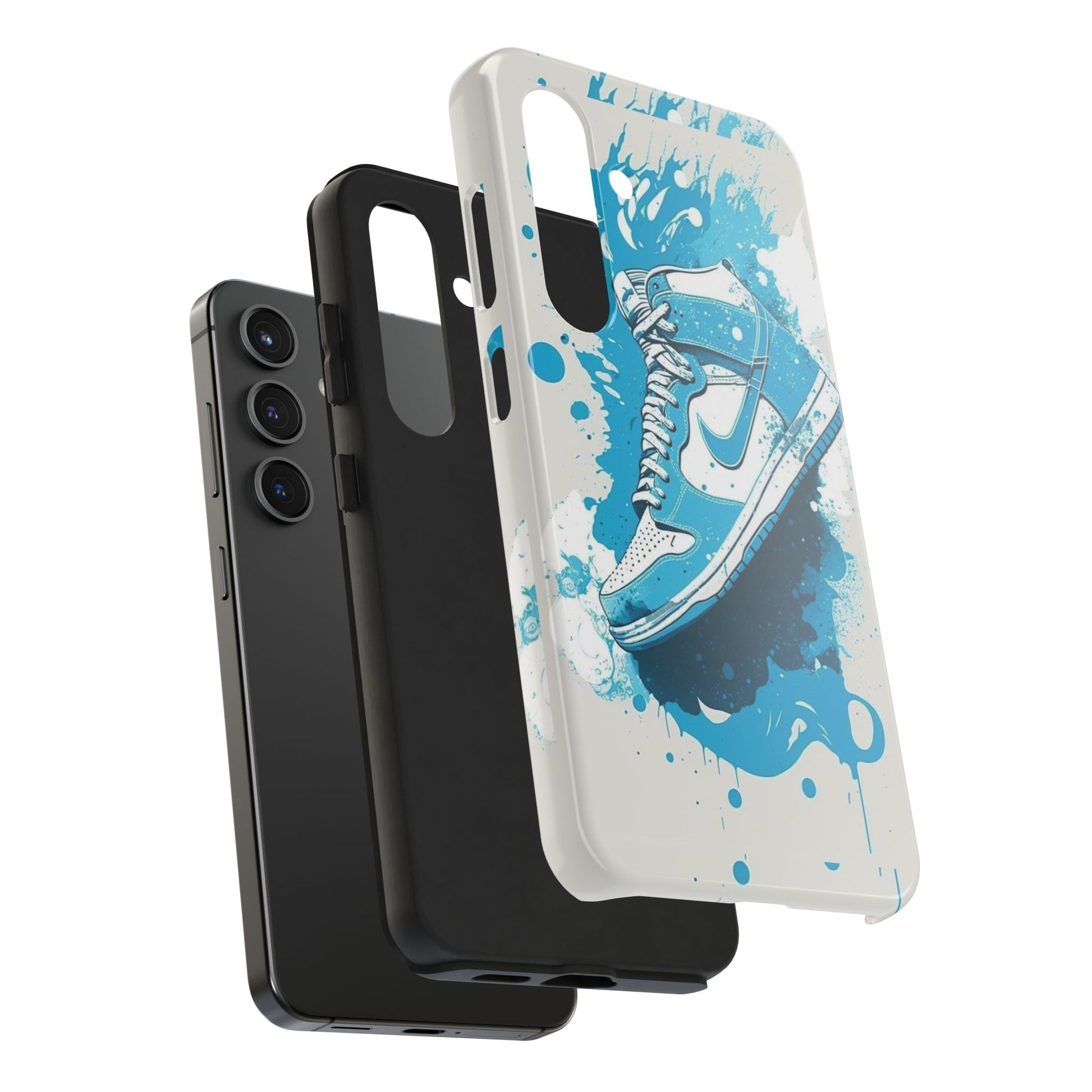 Baby Blue Jordan's Theme Phone Cases for Iphones & Samsung Phones