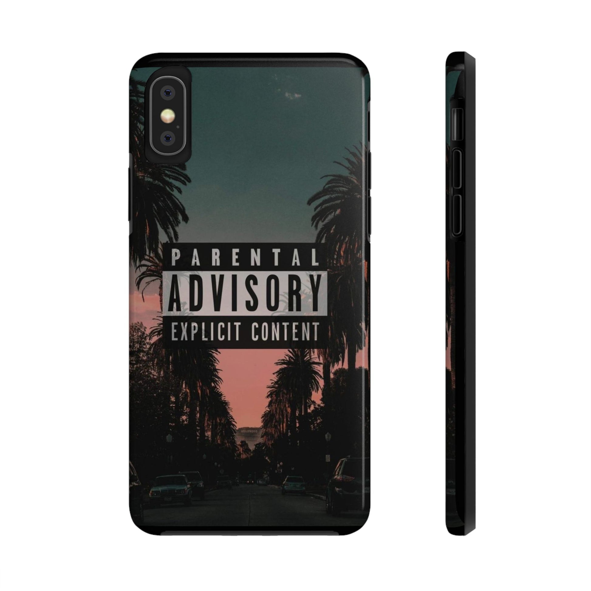Parental Advisory Tough Phone Cases for Iphones & Samsung Durable