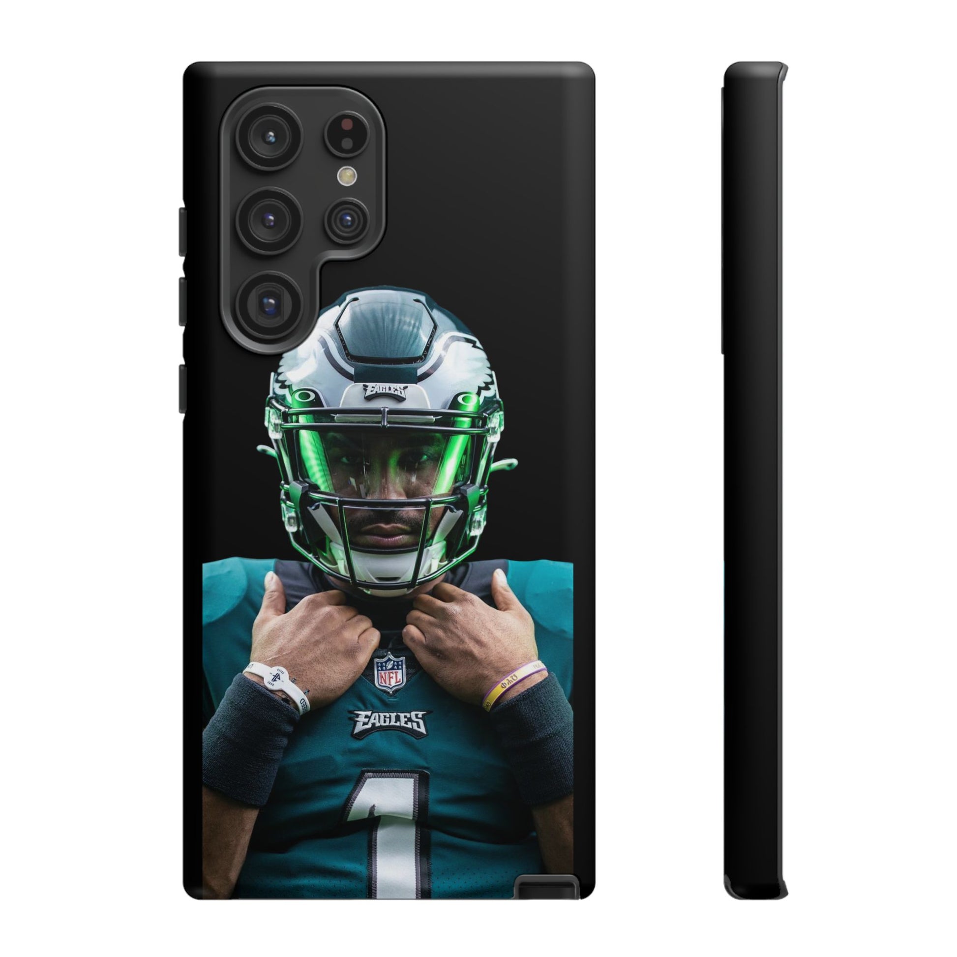 Eagles Football Jalen Hurts Tough Cases for iPhones, Samsung, and Pixel