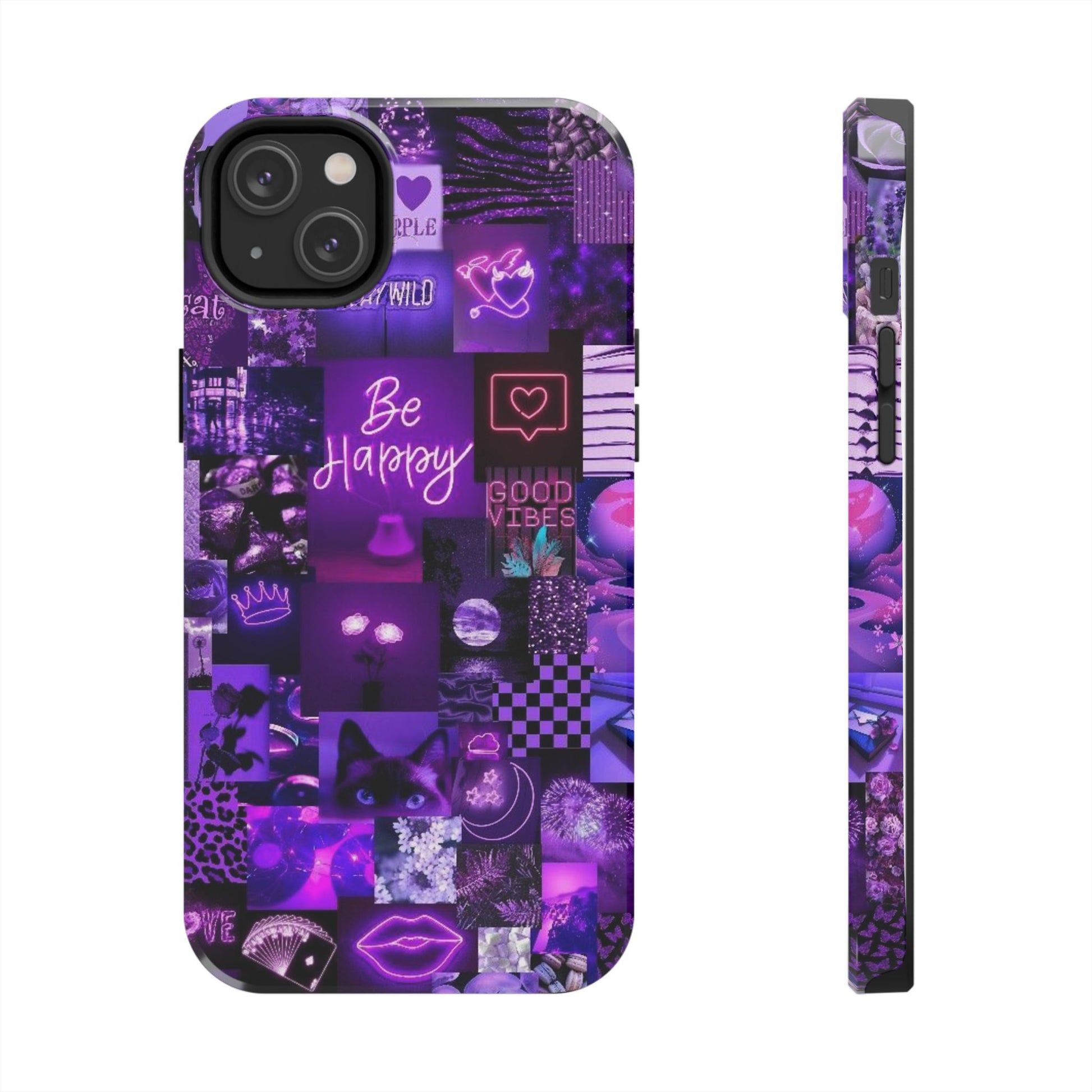 Be Happy Themed Tough Phone Cases for Iphones & Samsung Phones