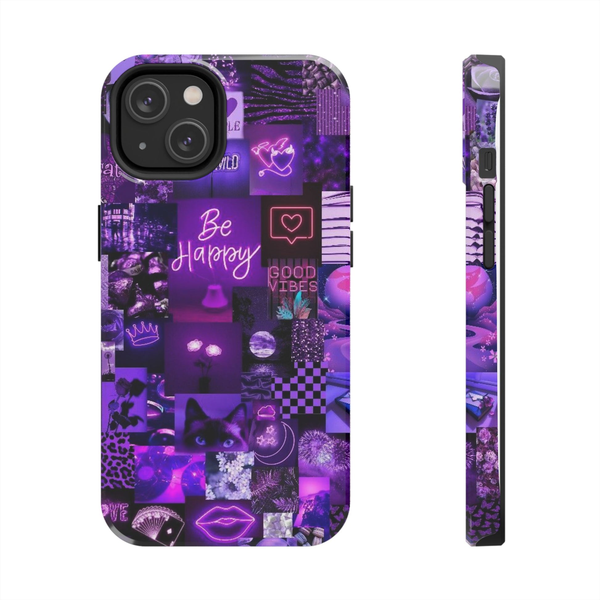 Be Happy Themed Tough Phone Cases for Iphones & Samsung Phones