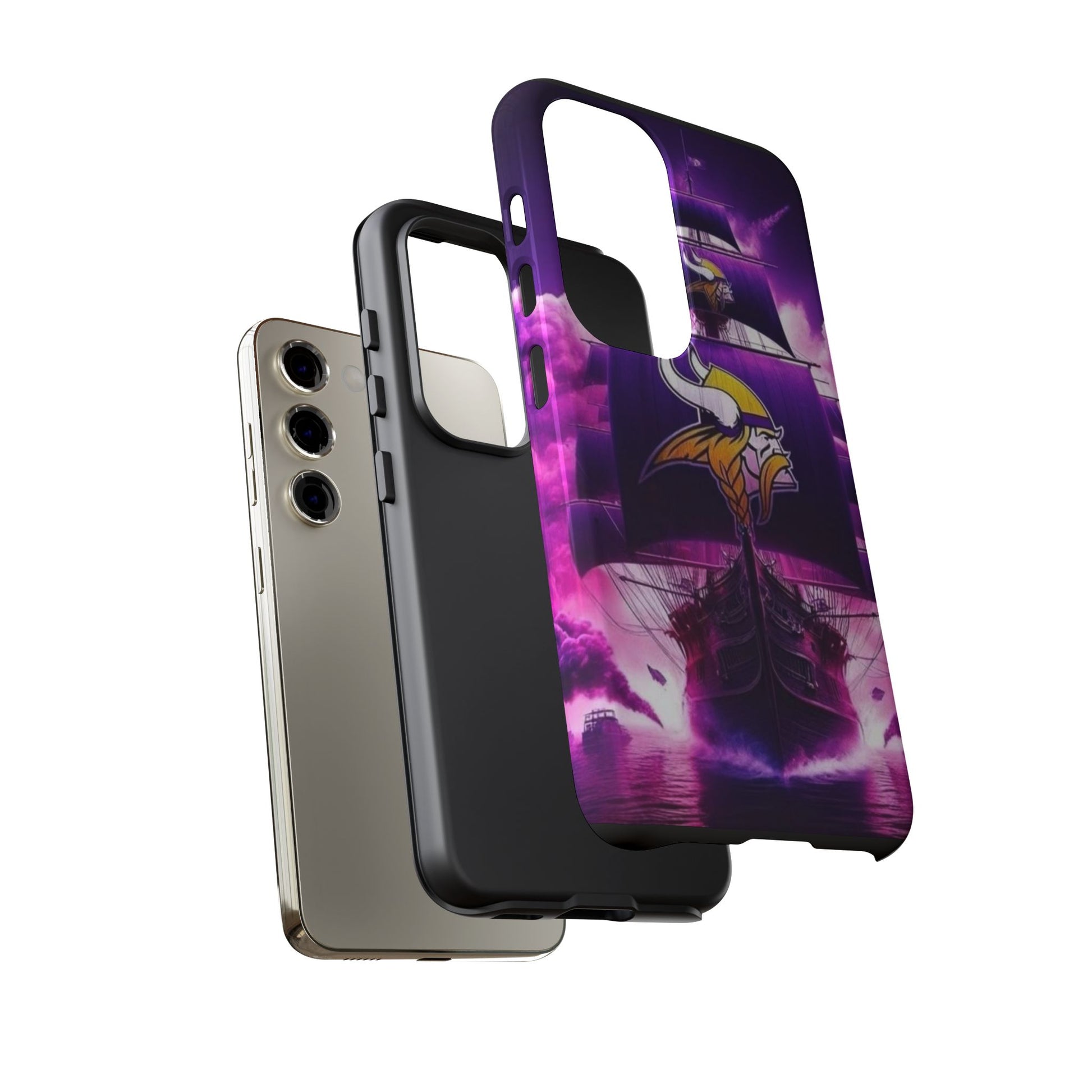 Minnesota Vikings Ship Football Phone Case, Tough Cases for iPhones, Samsung, and Pixel