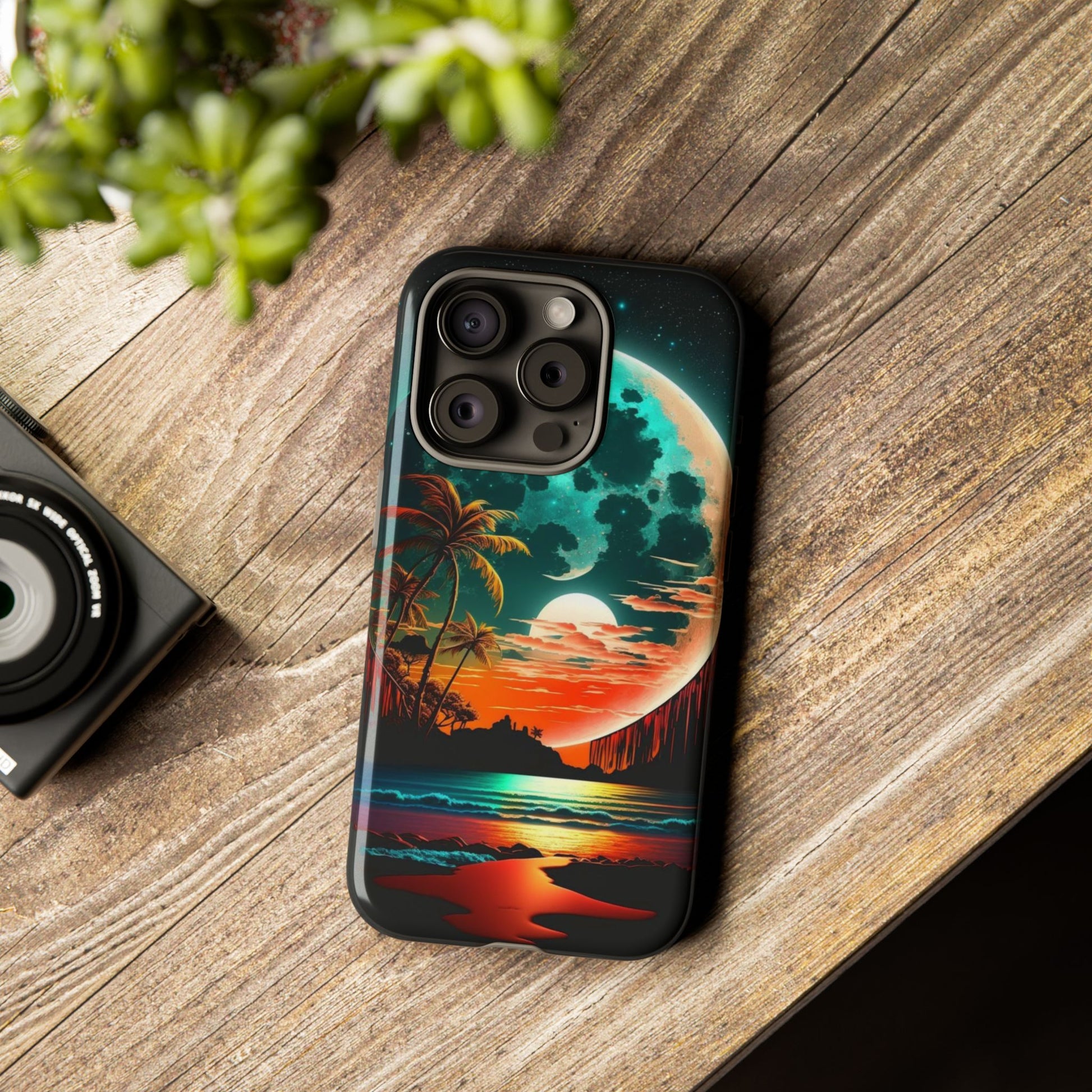 Fantasy Beach Sunset Landscape Phone Case for iPhone, Samsung Galaxy, & Pixel Phones