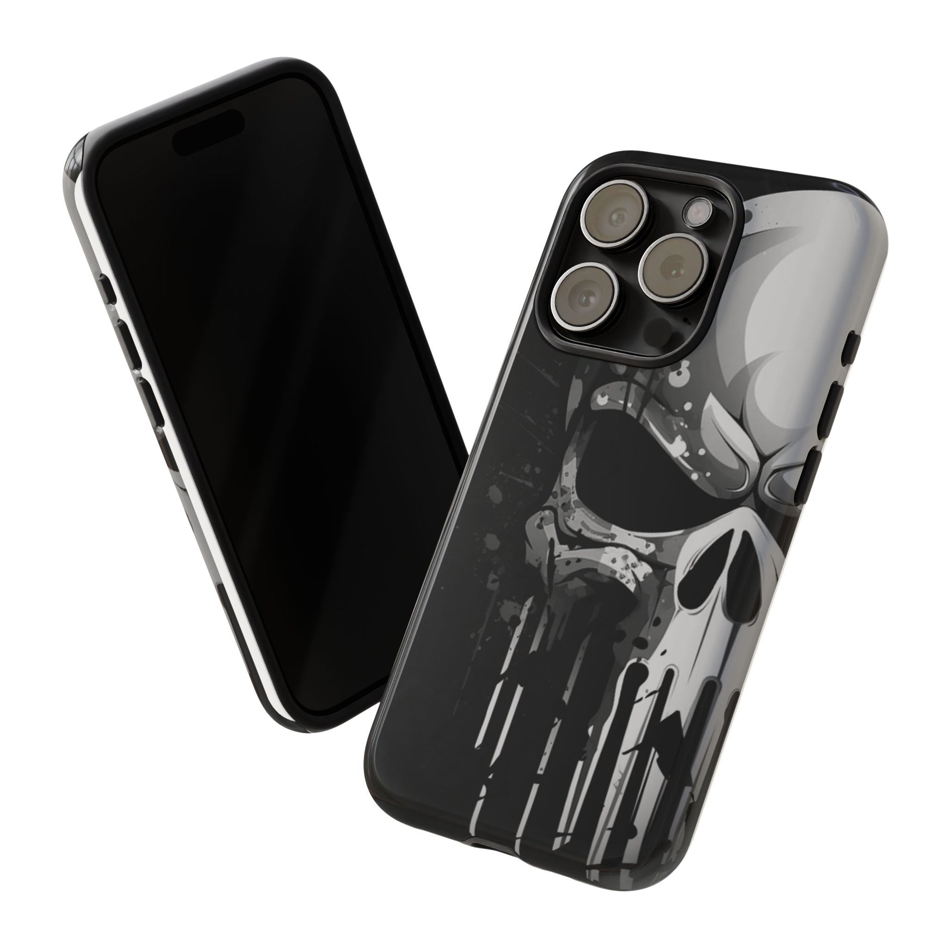 Punisher Skull Tough Cases for iPhones, Samsung, and Pixel