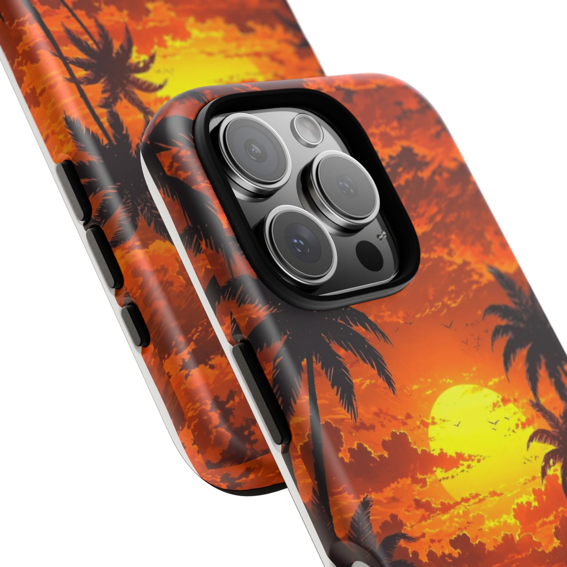 Beautiful Beach Sunset Tough Cases for iPhones, Samsung, and Pixel
