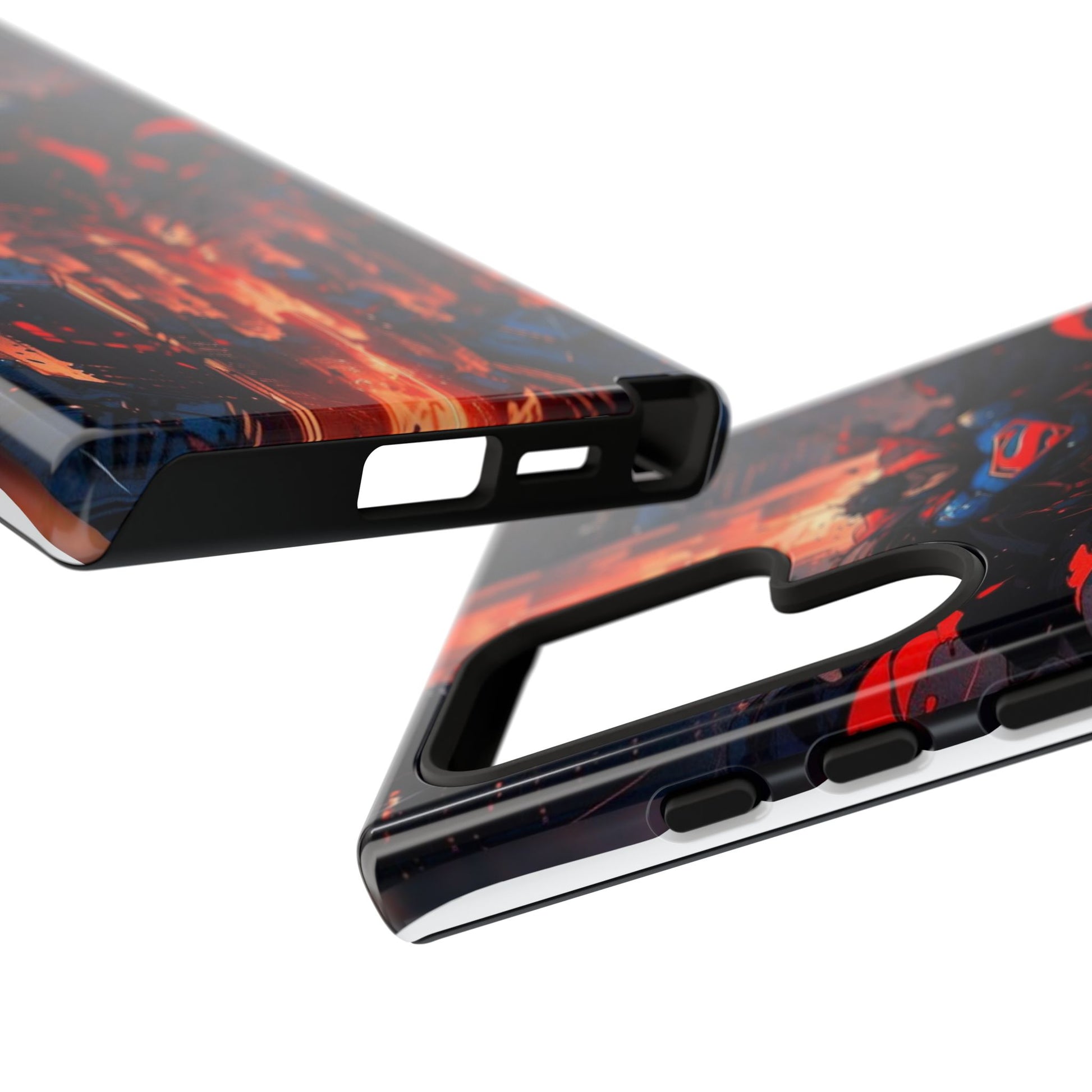 Anime Superman Tough Cases for iPhones, Samsung, and Pixel
