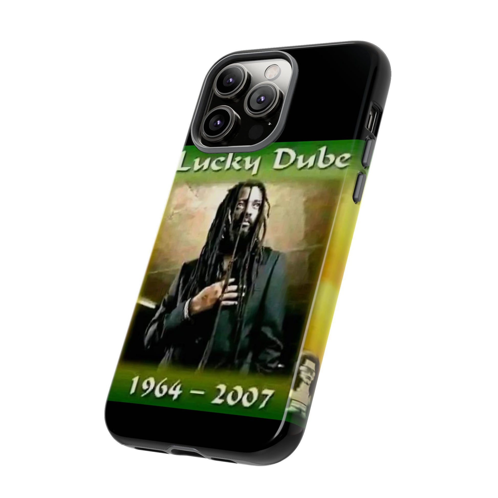 Lucky Dube Tough Cases for iPhones, Samsung, and Pixel
