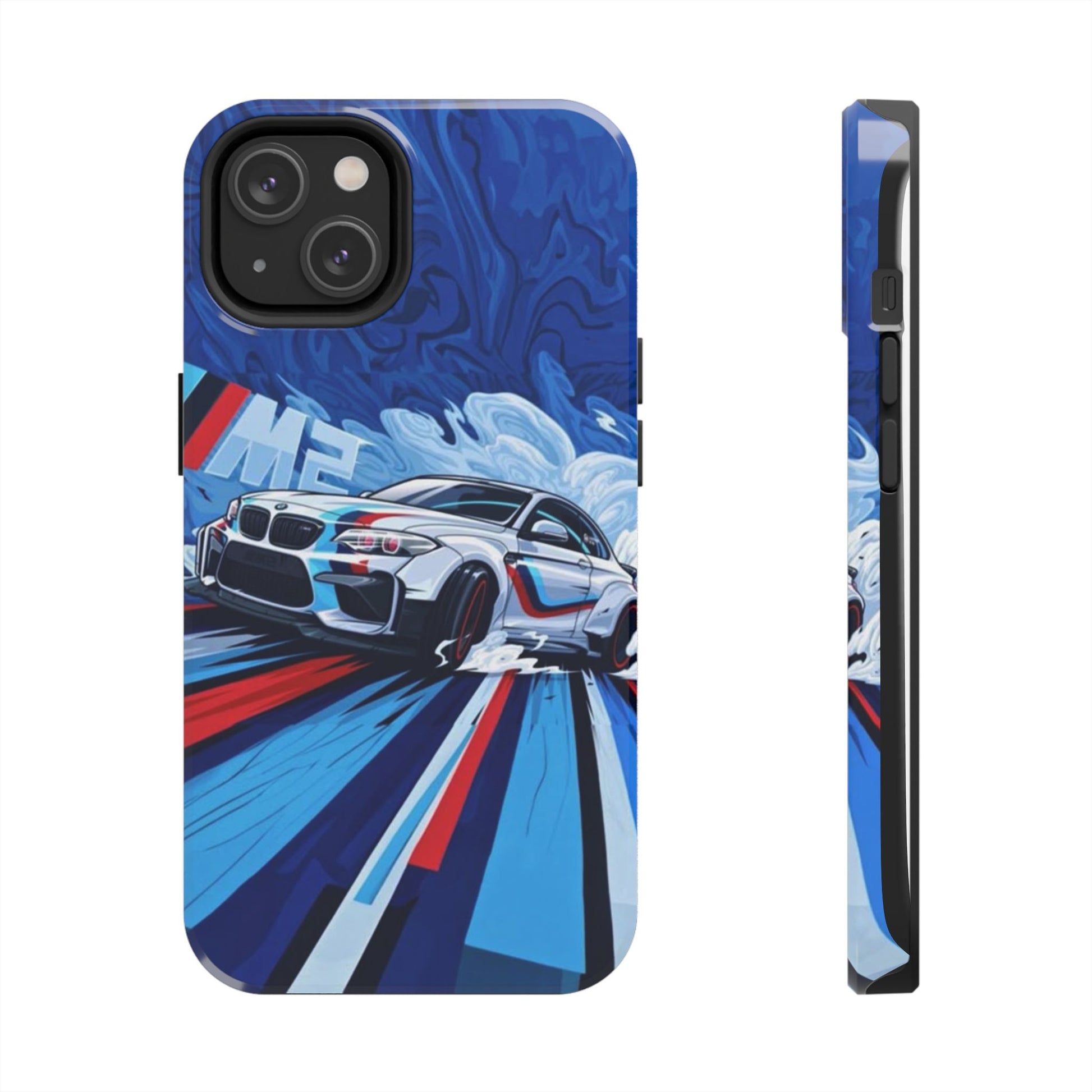 BWM M2 Racing Art Inspired 2 Piece Iphone & Samsung Durable Phone Case