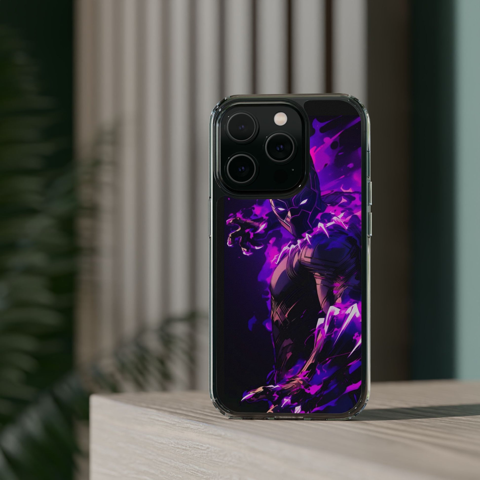 King of Wakanda Super Black Panther iPhone & Samsung Case, Wireless Charging compatible