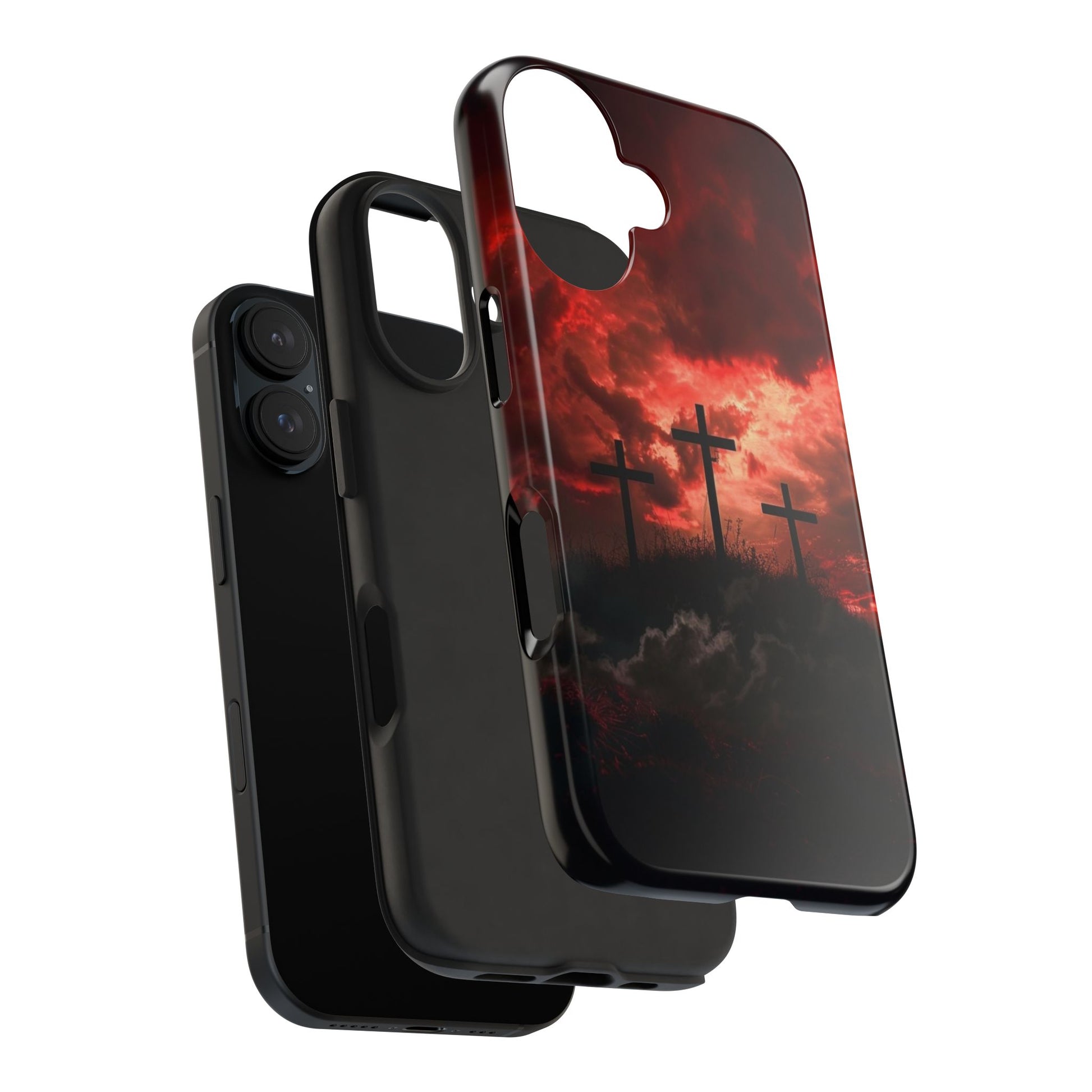 Crosses at Golgotha Christian Cases for iPhones & Samsung Phones