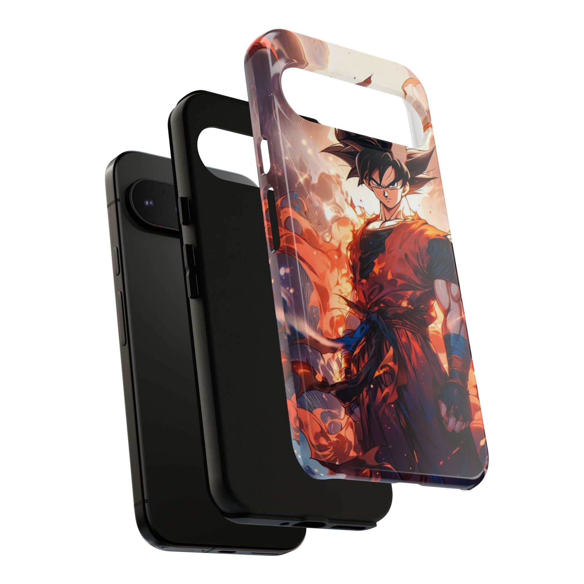 Anime Manga Dragon Ball Z Goku Tough Cases for iPhones, Samsung, and Pixel