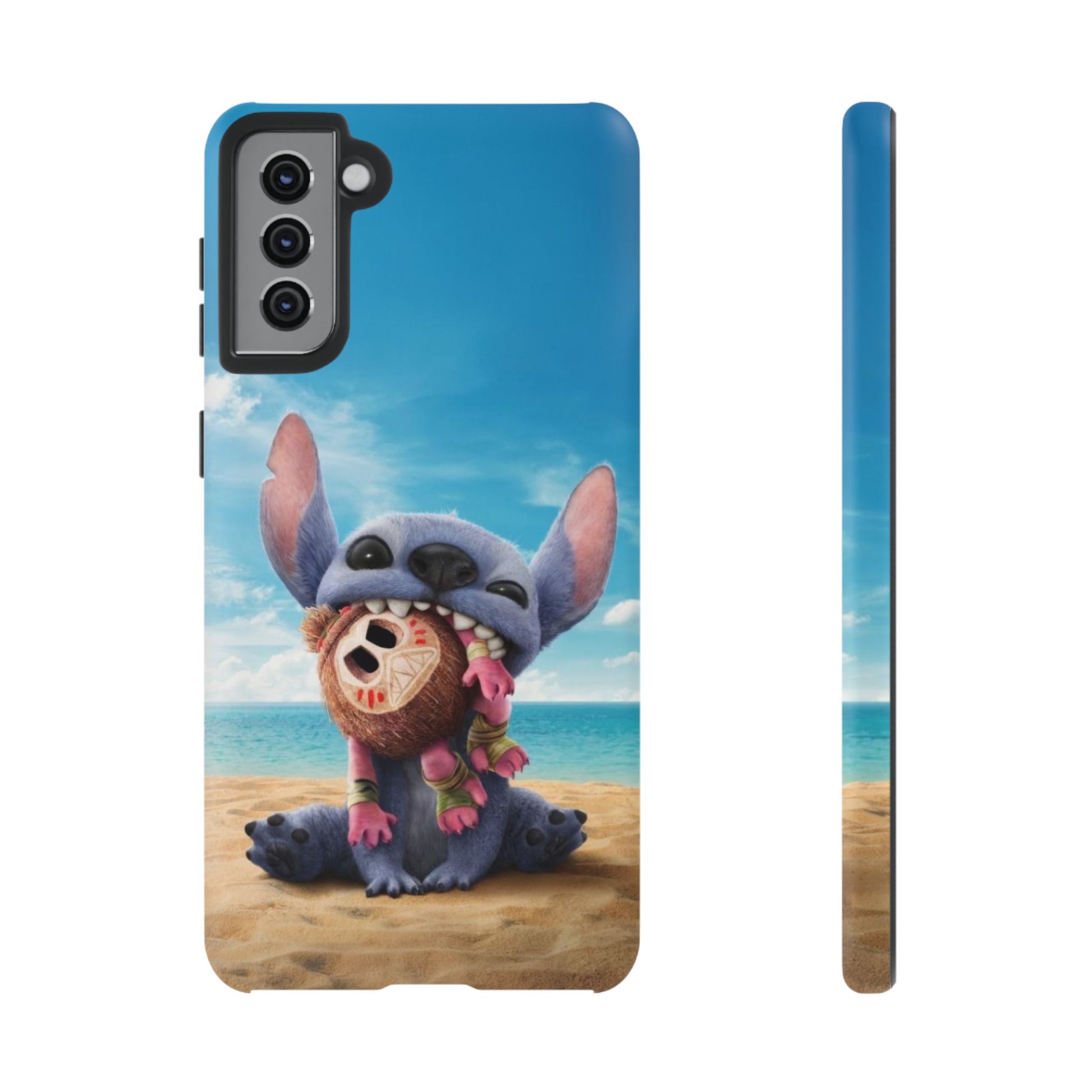 Stitch Beach Sunset Landscape Phone Case for iPhone, Samsung Galaxy, & Pixel Phones