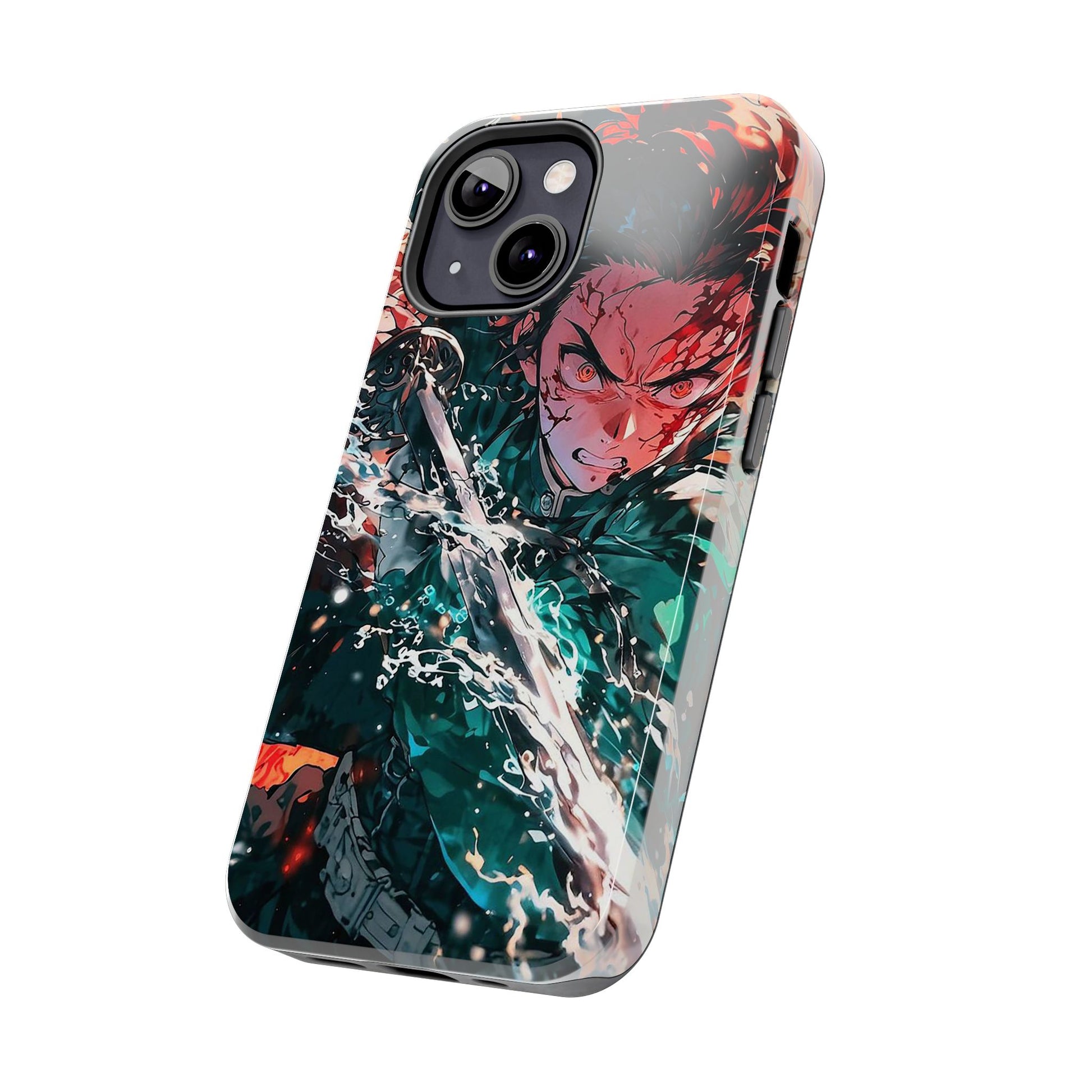 Demon Slayer Tanjiro Art Phone Case for iPhone & Samsung Galaxy Phones