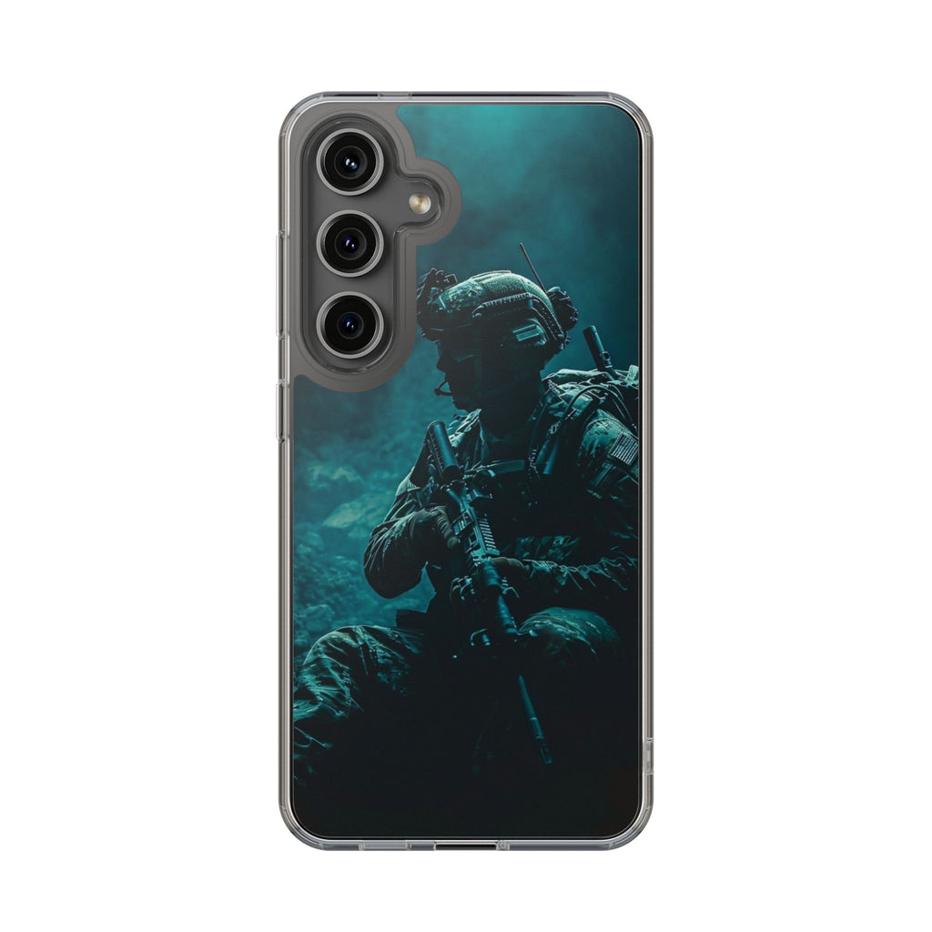 USA Military Inspired design Clear Phone Cases for Iphone and Samsung phones