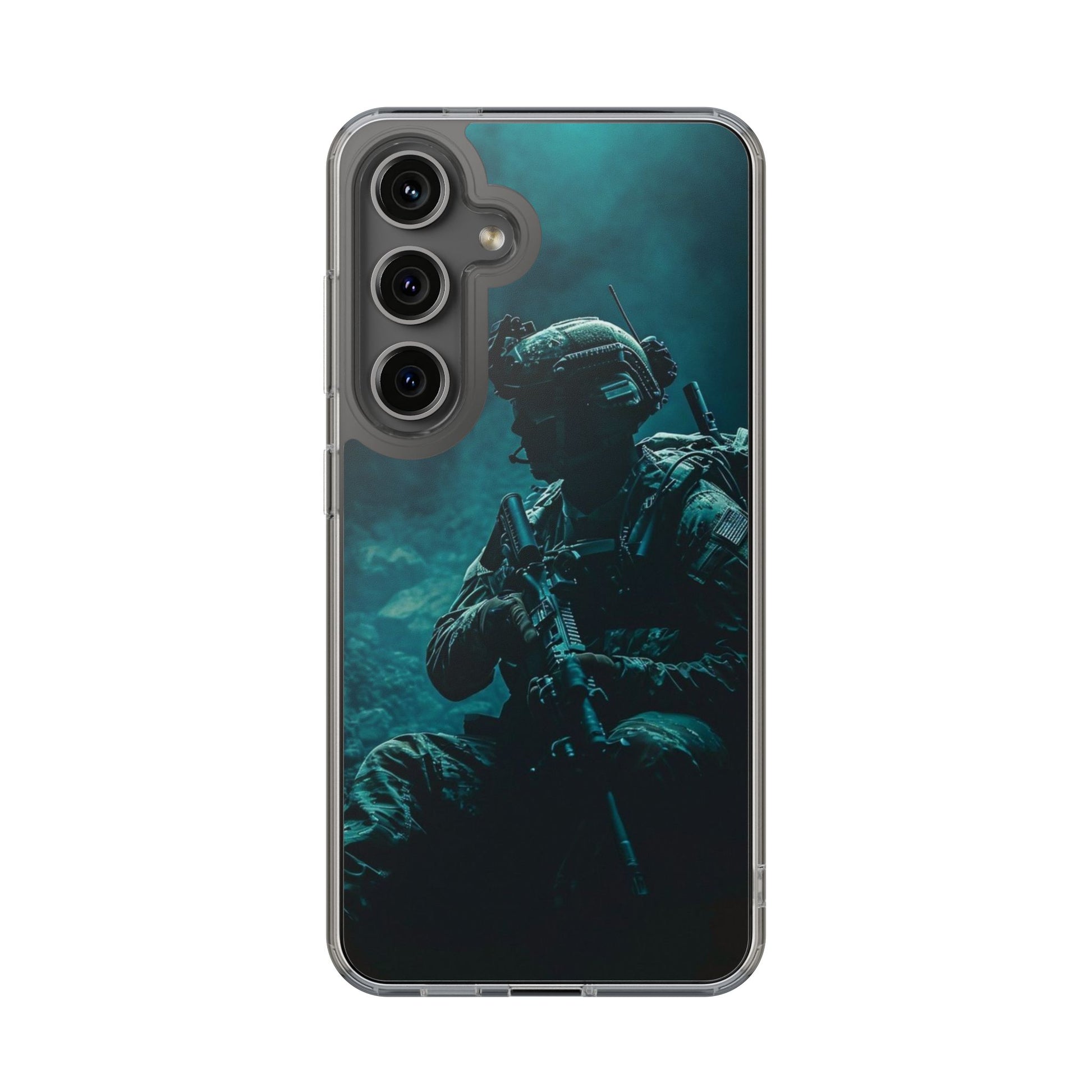USA Military Inspired design Clear Phone Cases for Iphone and Samsung phones