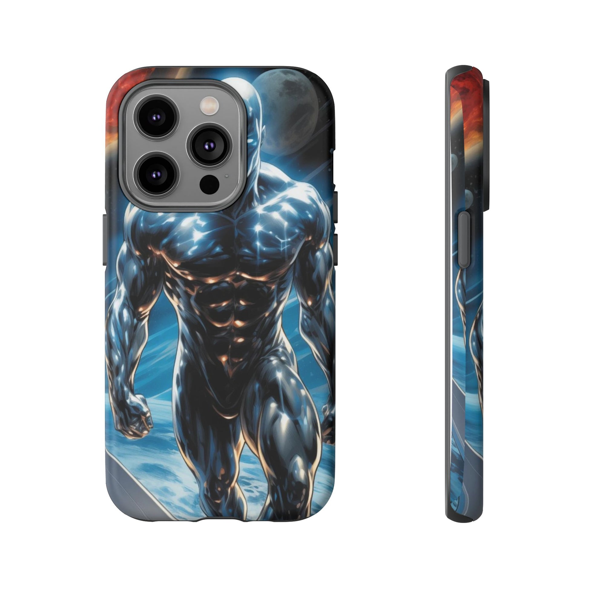 The Silver Surfer Comic Art Phone Case, Tough Cases for iPhones, Samsung, and Pixel