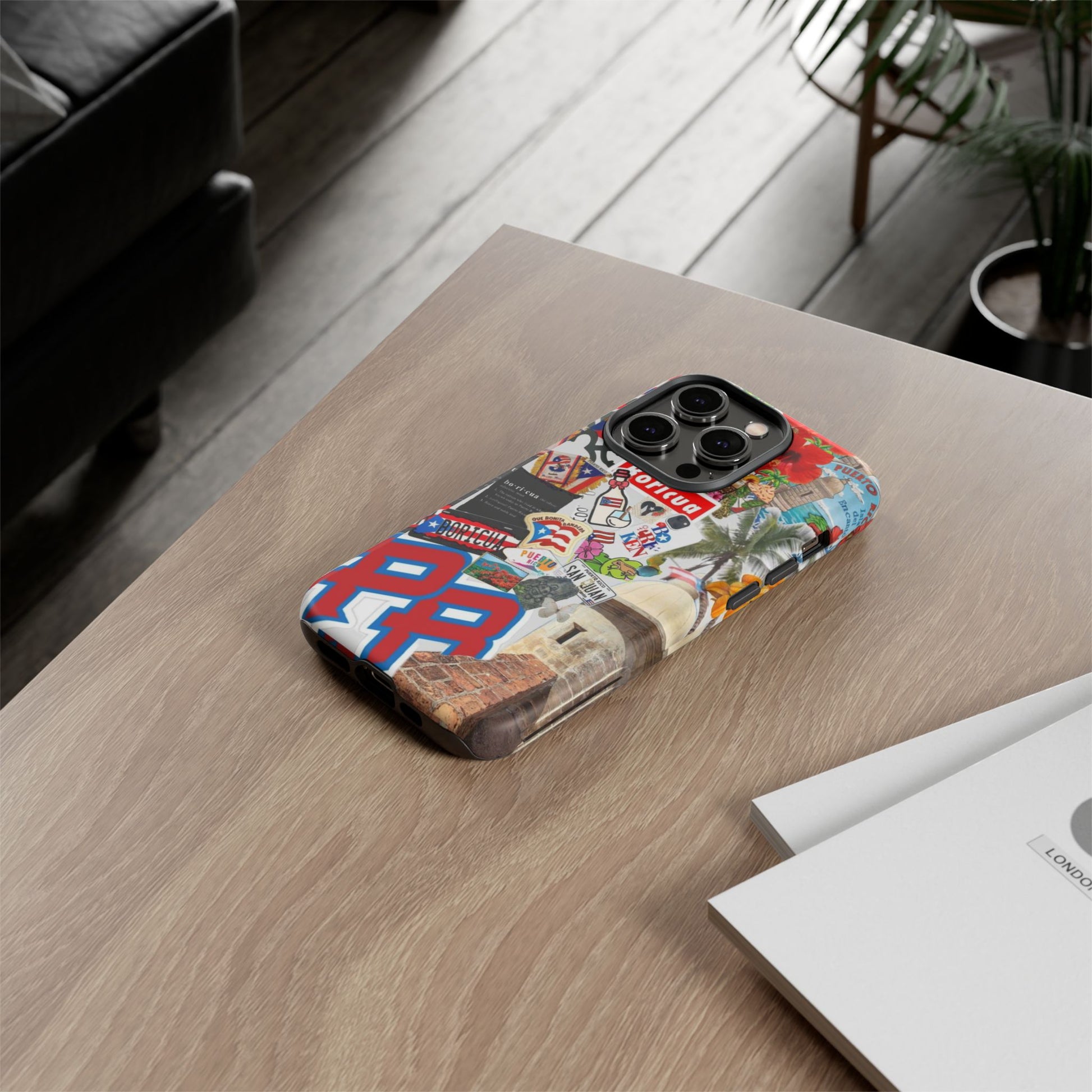 Puerto Rico Boricua Art Tough Cases for iPhones, Samsung, and Pixel