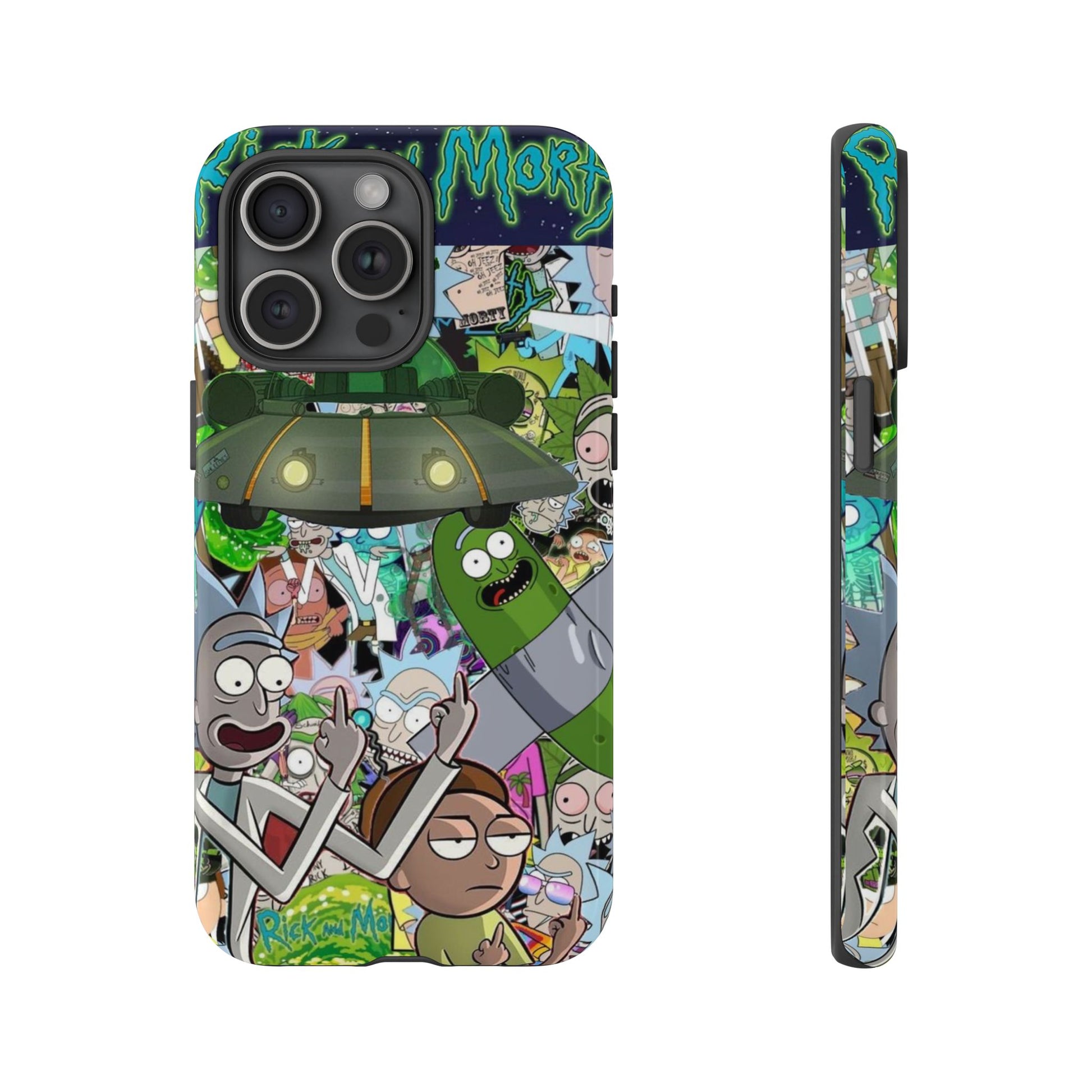Rick and Morty Phone Case, Tough Cases for iPhones, Samsung, and Pixel