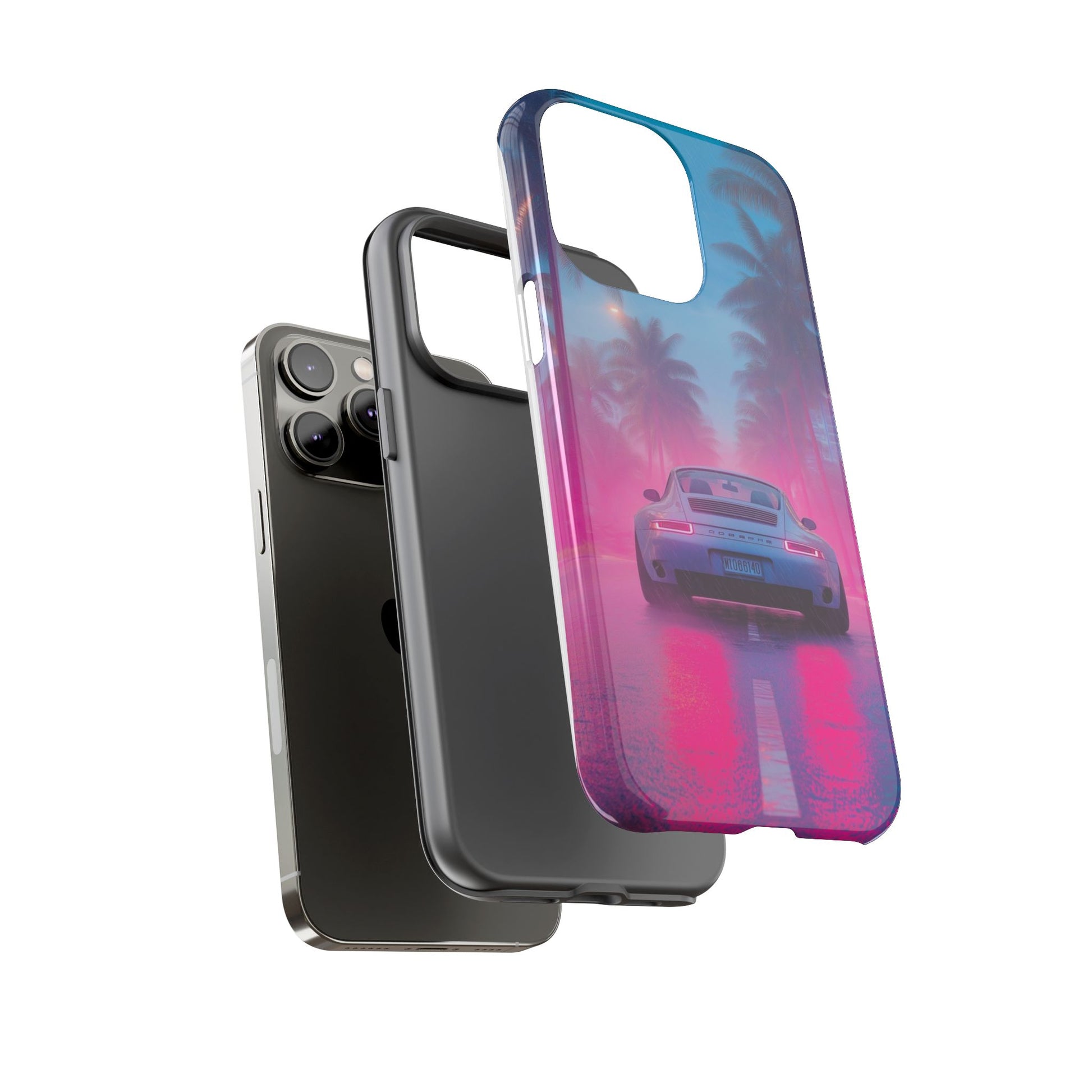 Miami Vice Porsche Phone Case for iPhone, Samsung Galaxy, & Pixel Phones