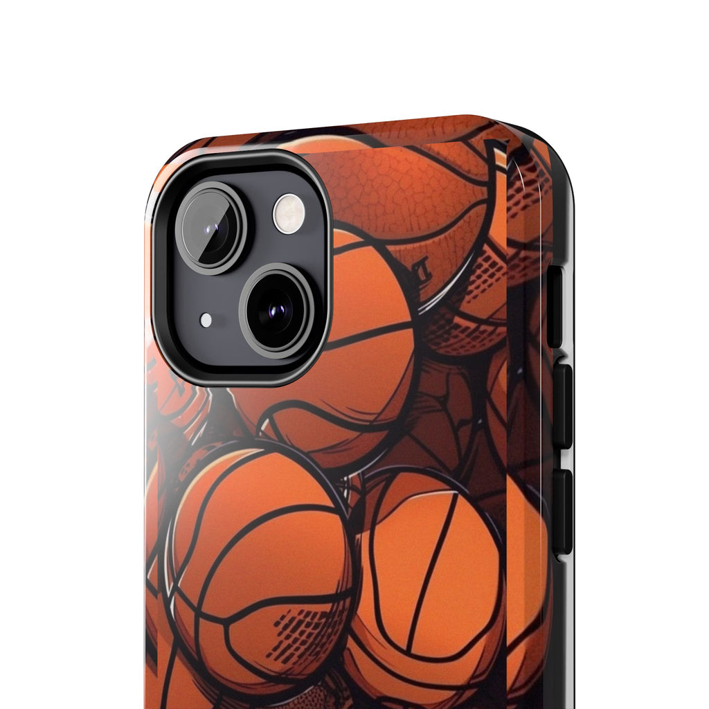 Basketball Pattern Design Tough Phone Cases for Iphones & Samsung Durable