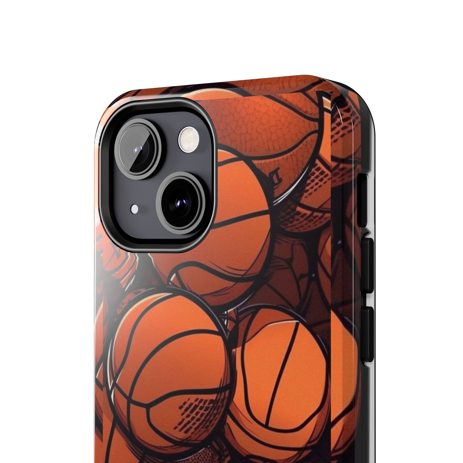 Basketball Pattern Design Tough Phone Cases for Iphones & Samsung Durable