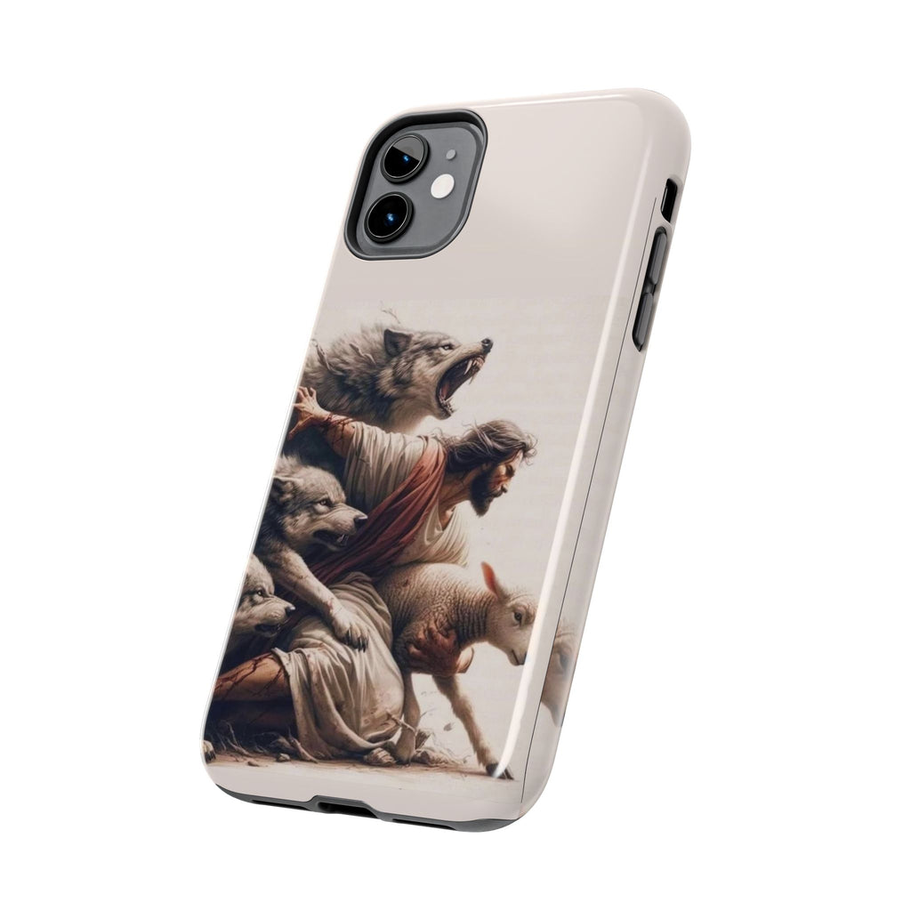 Jesus x Wolves Christian Themed Tough Phone Cases for Iphones & Samsung Phones