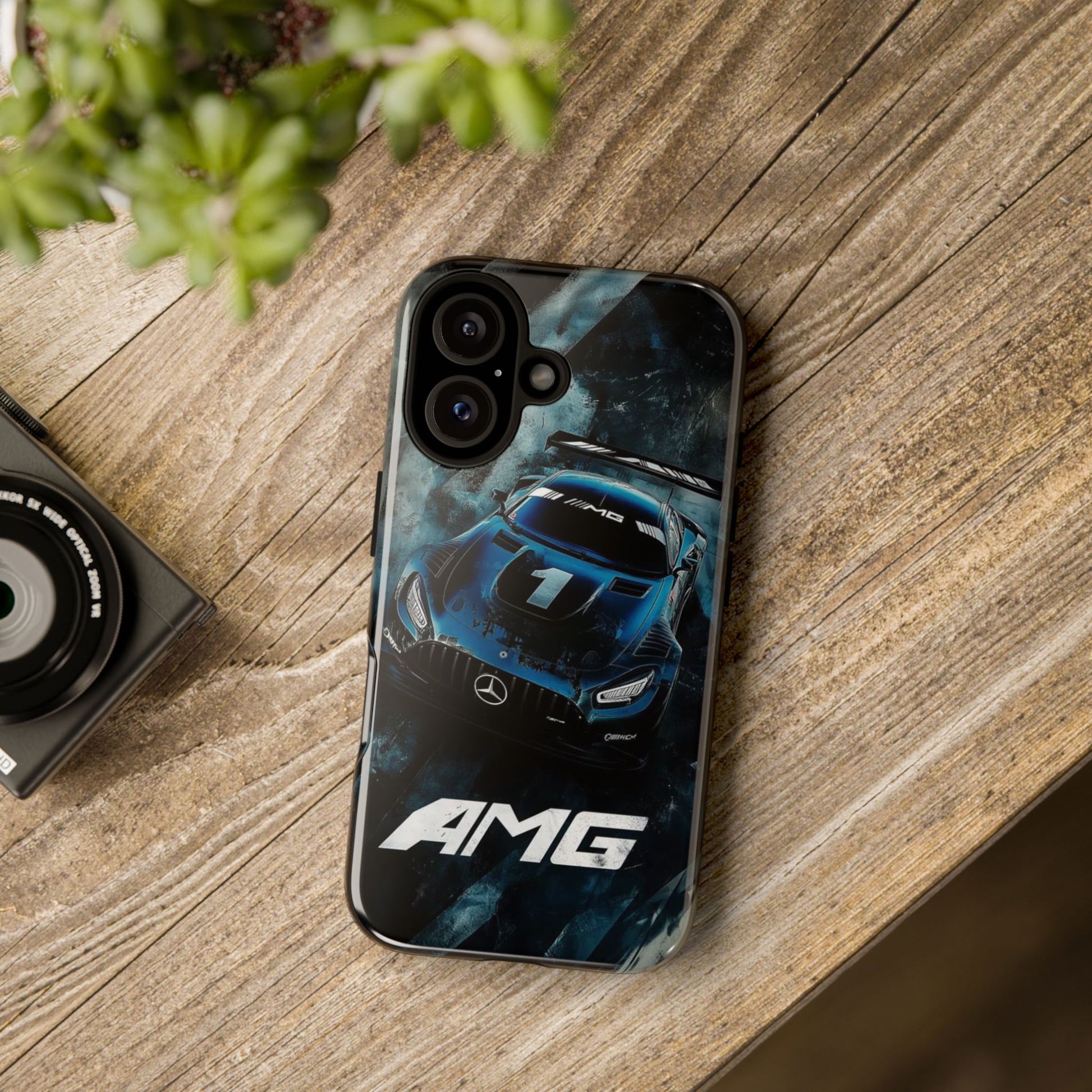 Mercedes AMG Racing Car Tough Cases for iPhones, Samsung, and Pixel