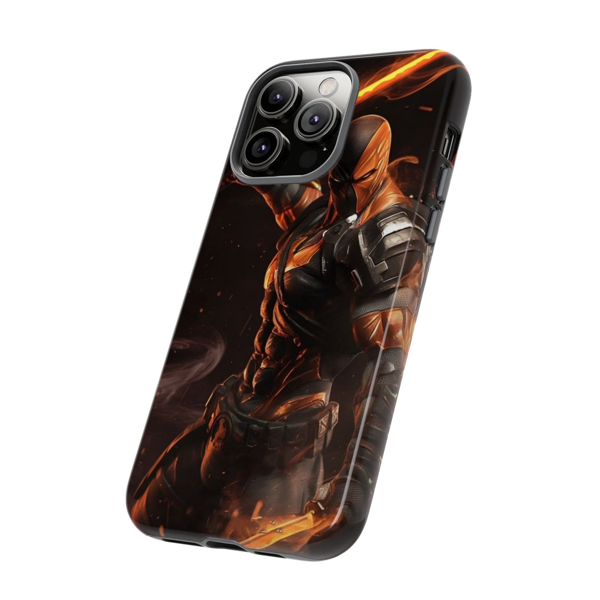 DC Comics Death Stroke Tough Cases for iPhones, Samsung, and Pixel