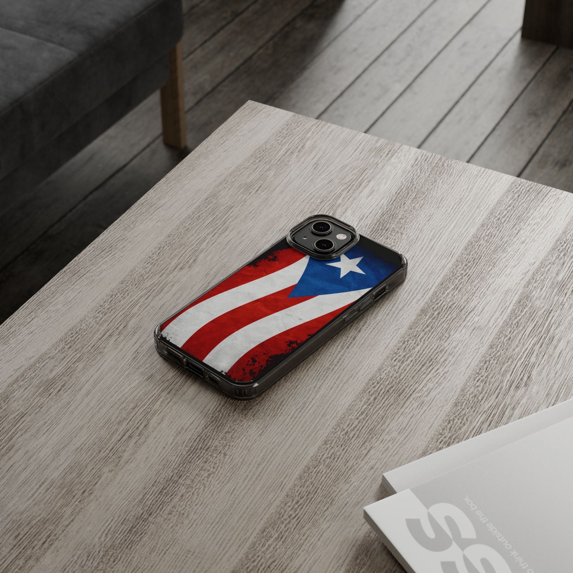 Puerto Rican Flag Art Inspired Iphone and Samsung Protective case