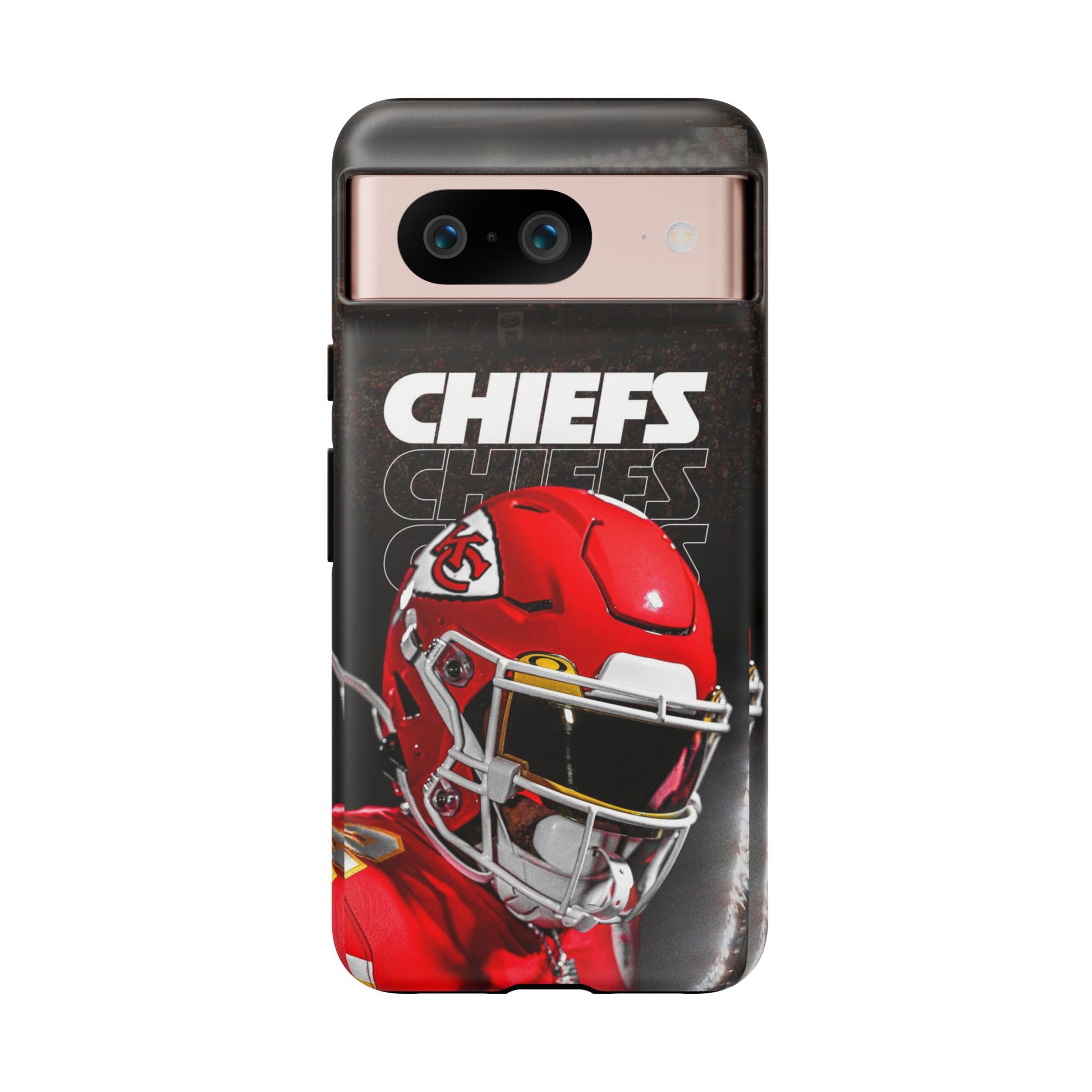 Kansas City Chiefs Football Helmet Logo Tough Cases for iPhones, Samsung, and Pixel