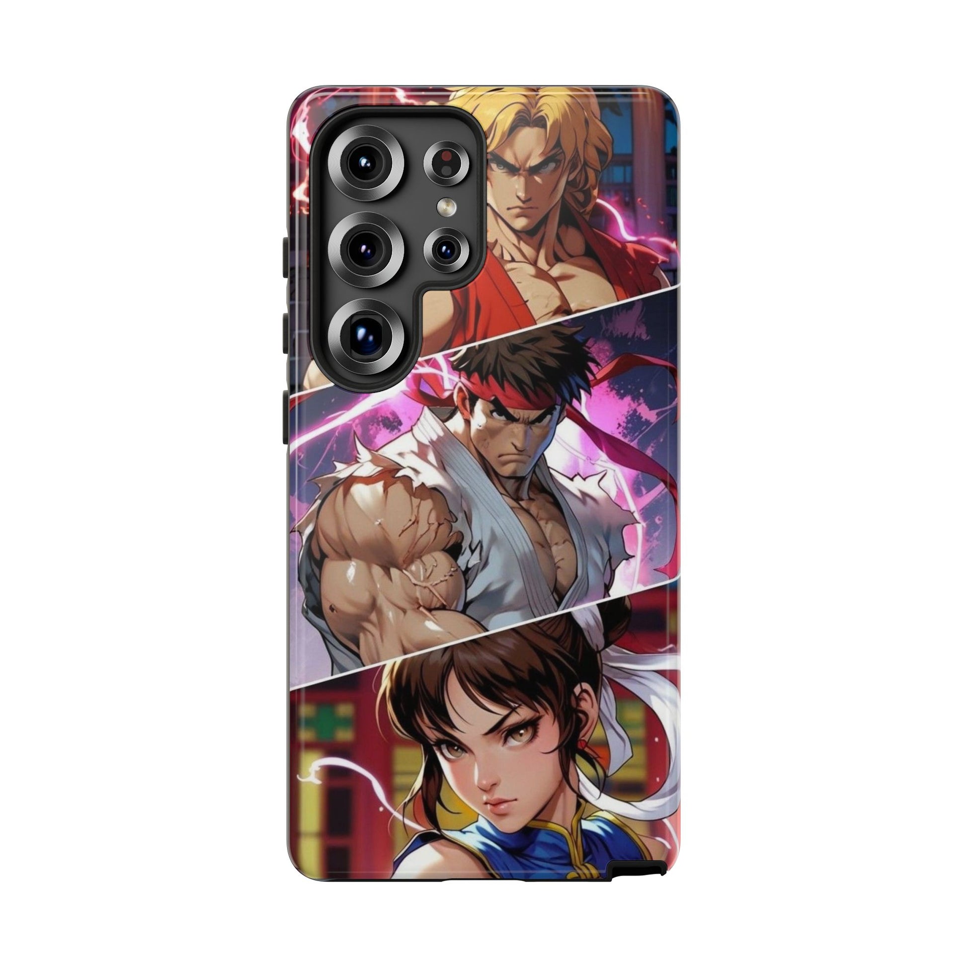 Street Fighter Gamer Theme Tough Cases for iPhones, Samsung, and Pixel