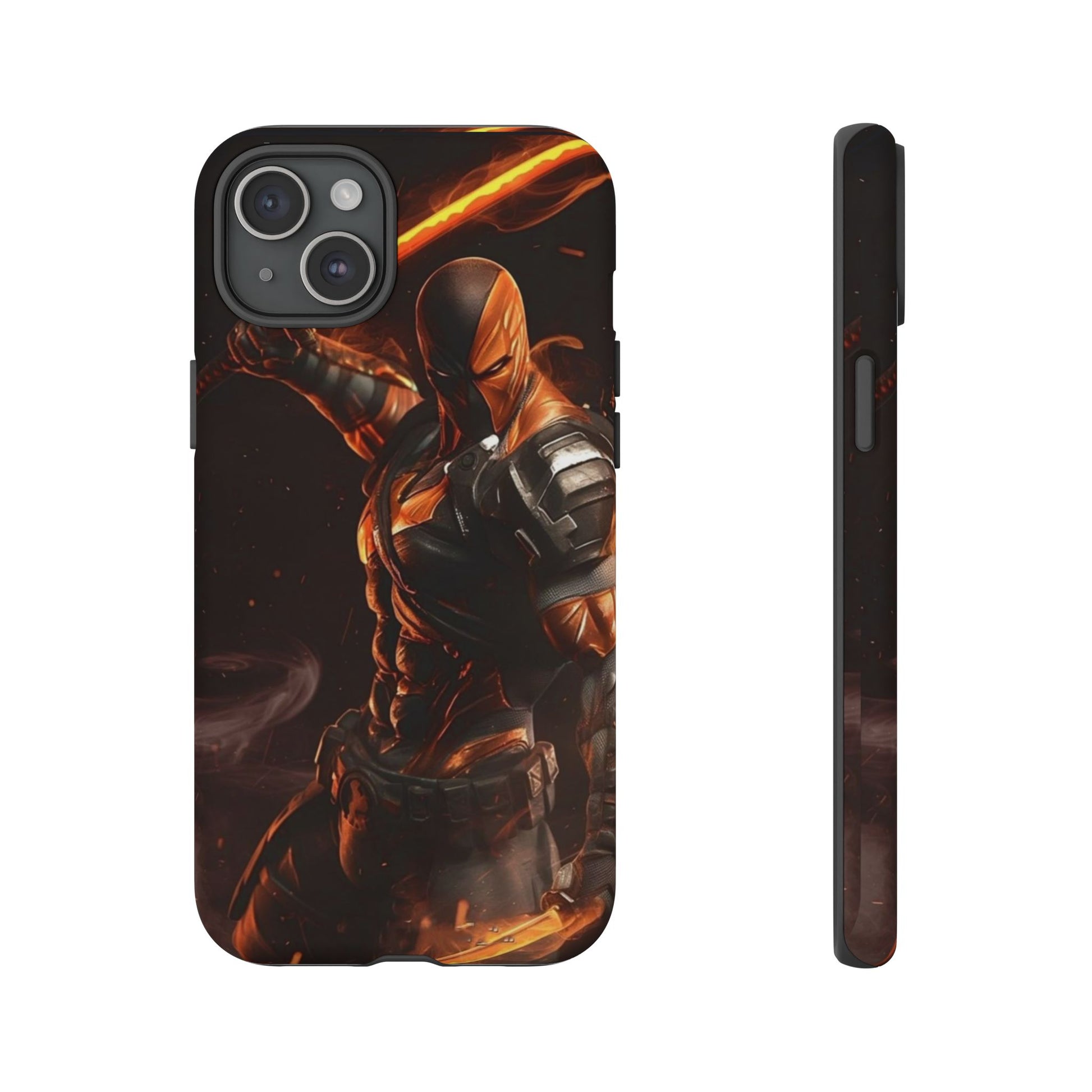 DC Comics Death Stroke Tough Cases for iPhones, Samsung, and Pixel