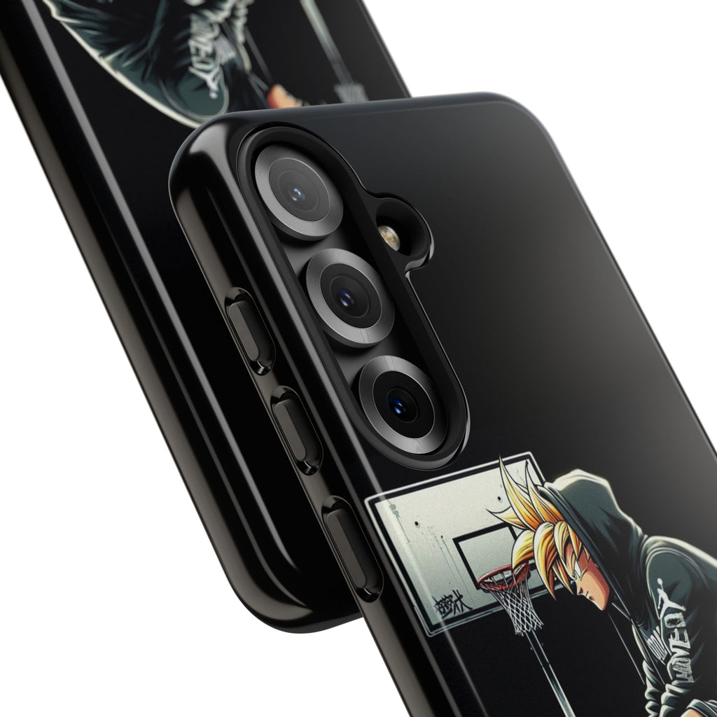 Son Goku Basketball Tough Cases for iPhones, Samsung, and Pixel