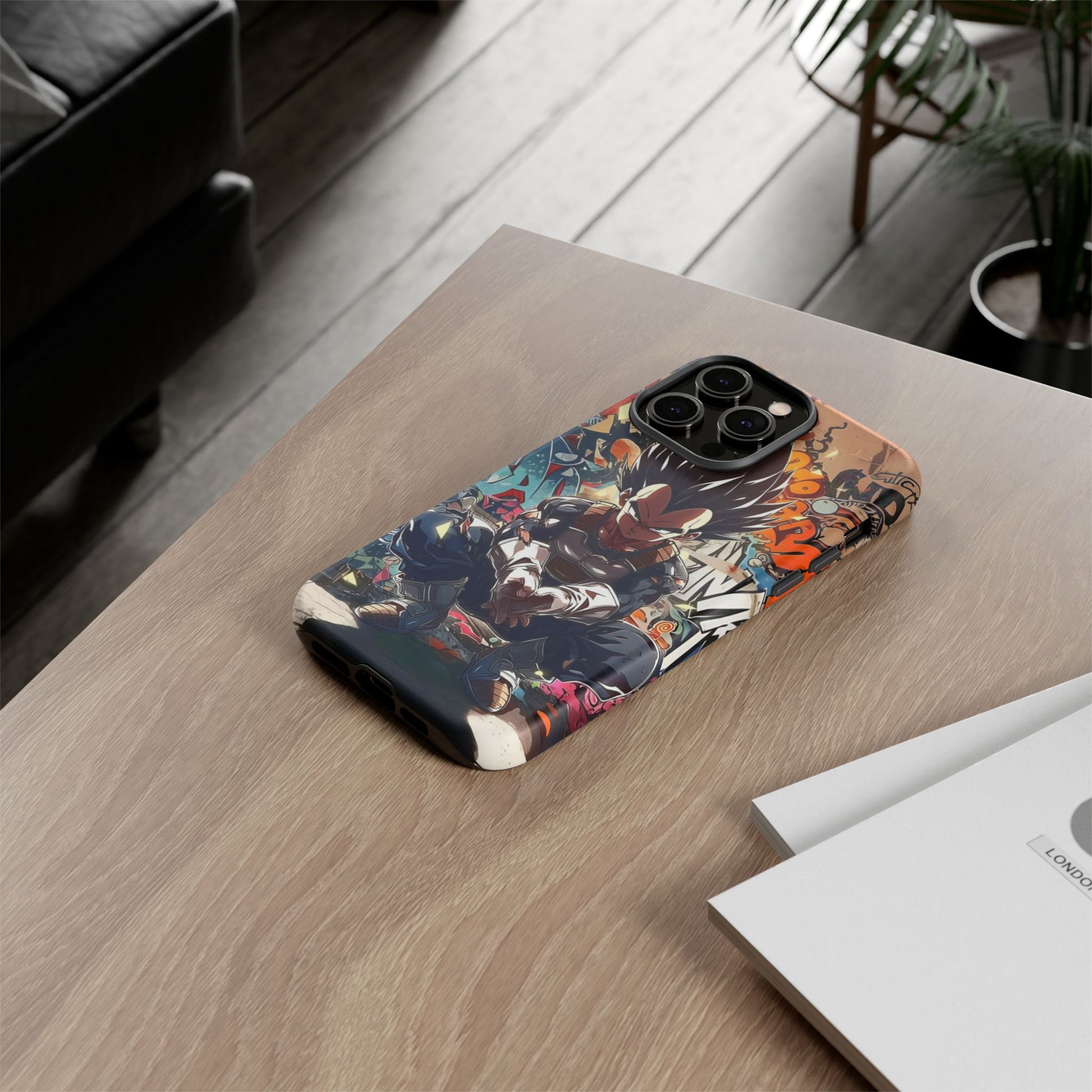 Anime Vegeta Dragon ball Z Tough Cases for iPhones, Samsung, and Pixel
