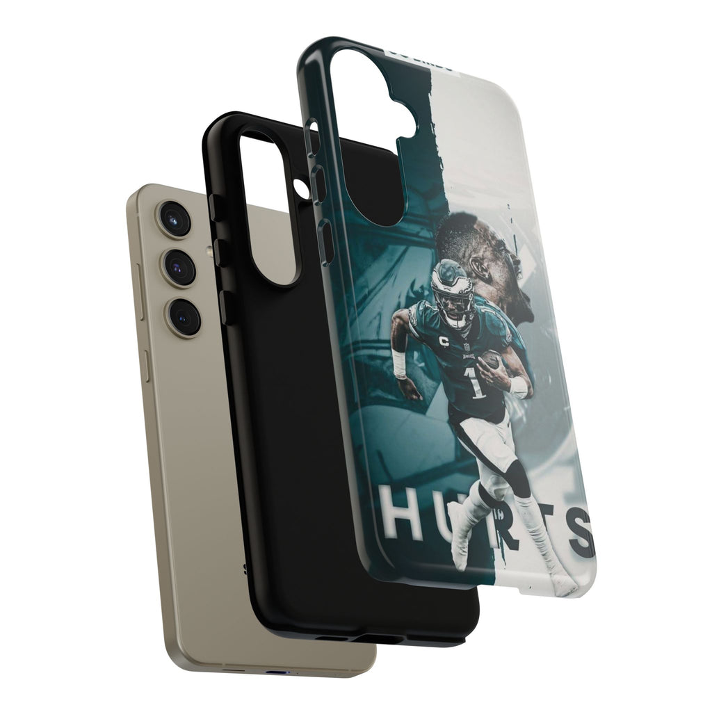 Jalen Hurts Eagles Football Tough Cases for iPhones, Samsung, and Pixel