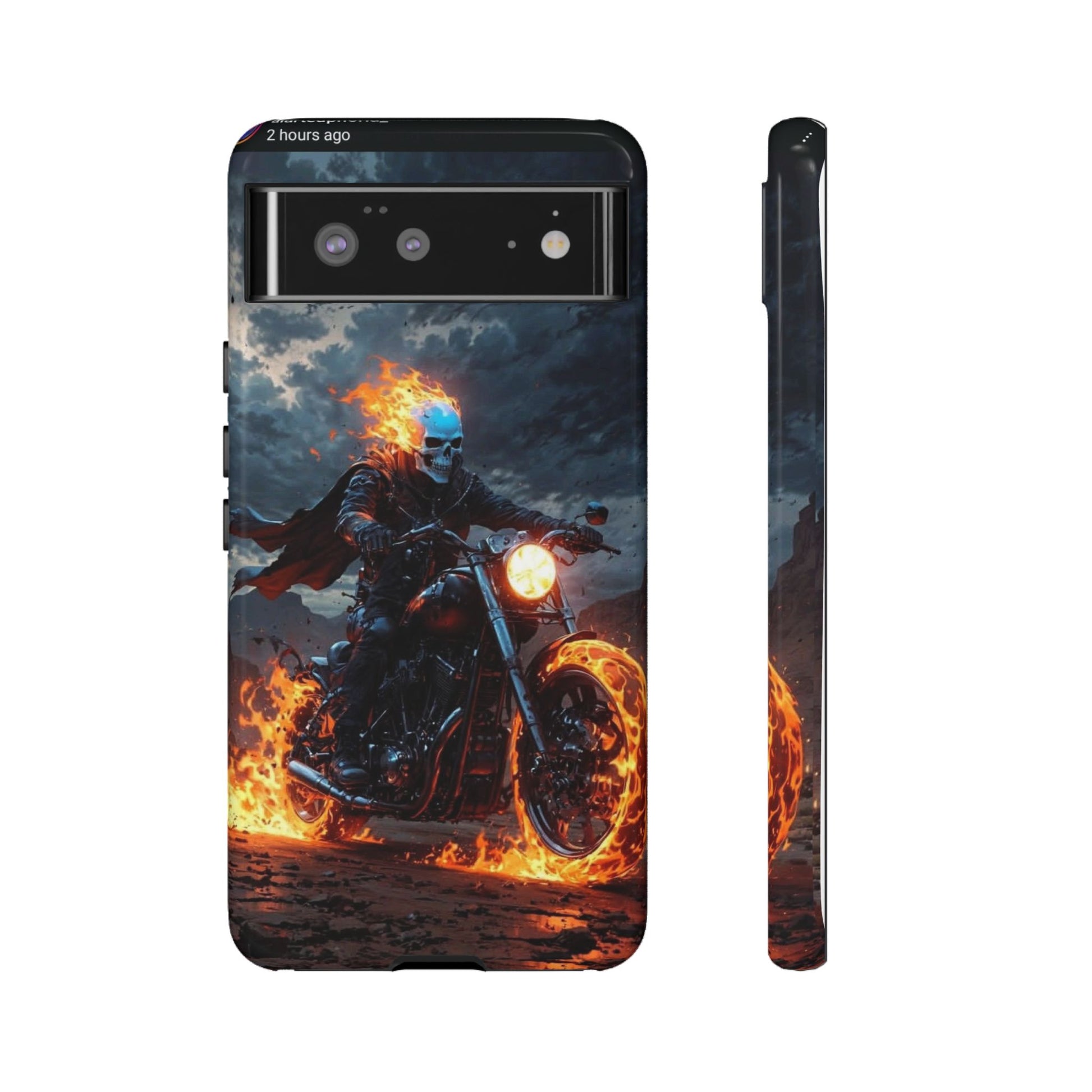 Marvel's Ghost Rider Tough Cases for iPhones, Samsung, and Pixel