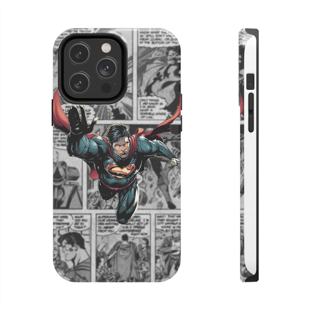 Superman Comic Book Page Theme Phone Cases for Iphones & Samsung Phones