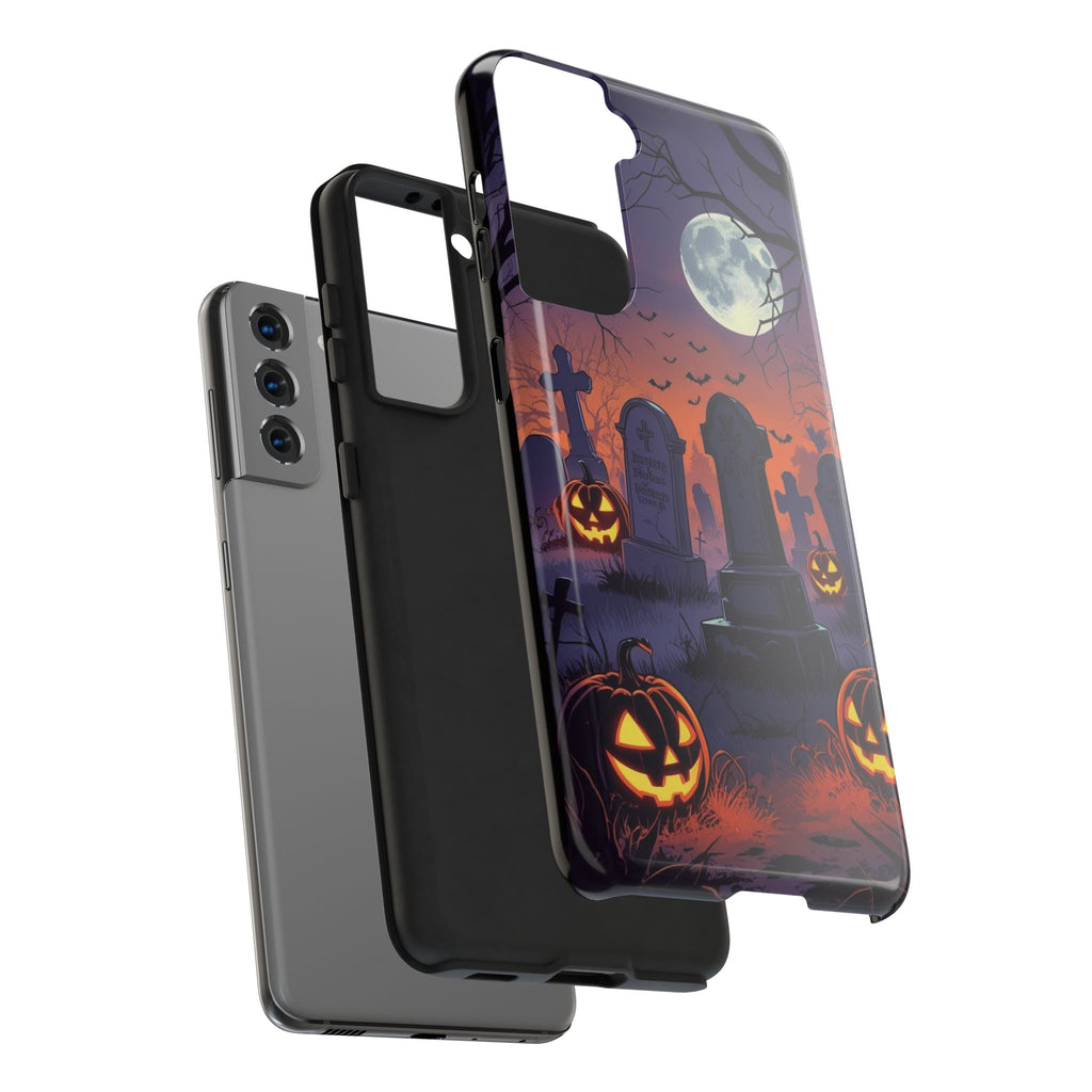 Graveyard Halloween Theme Phone Cases for iPhones & Samsung Phones